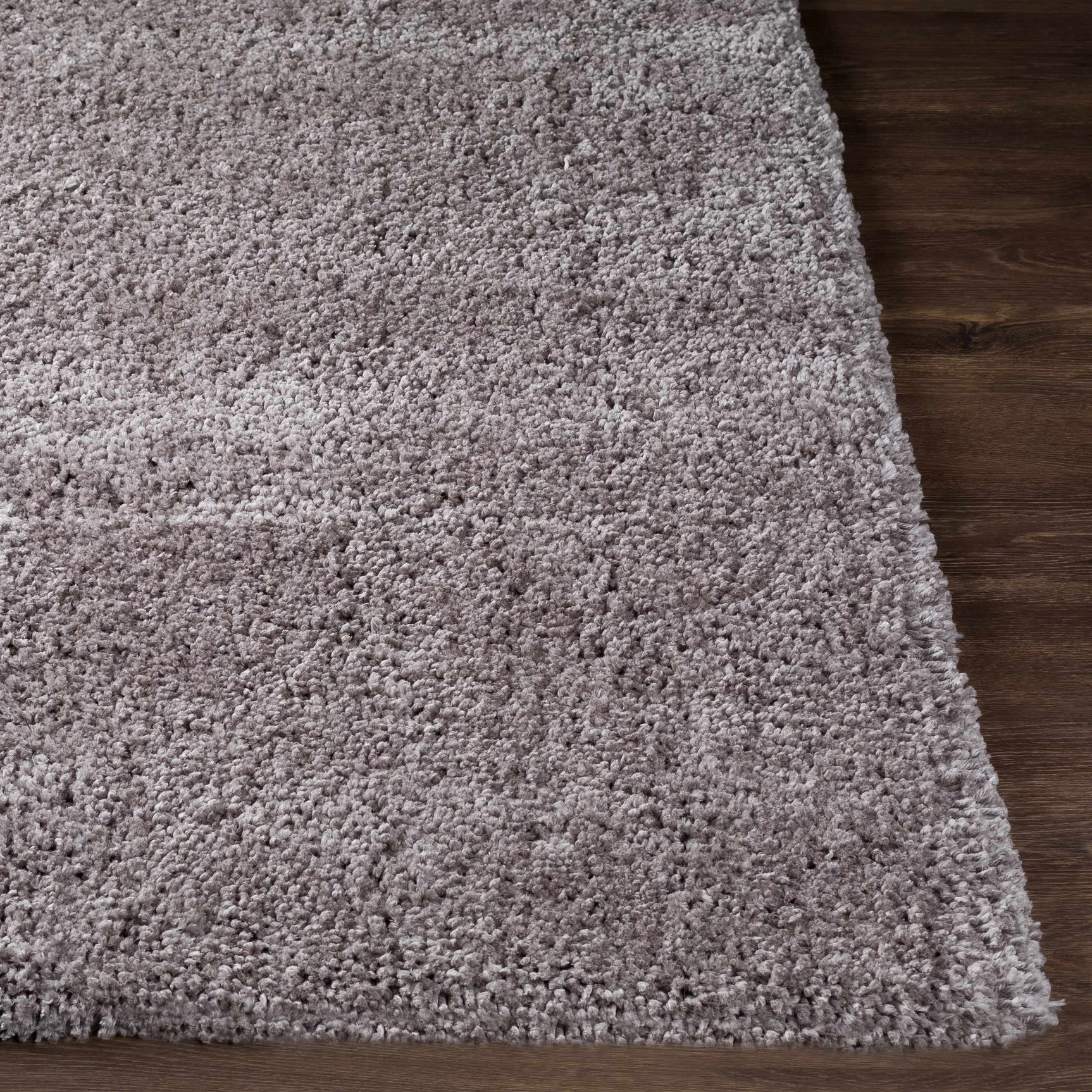 Tingly Solid Grey Shag Rug - Clearance - Ornate Home