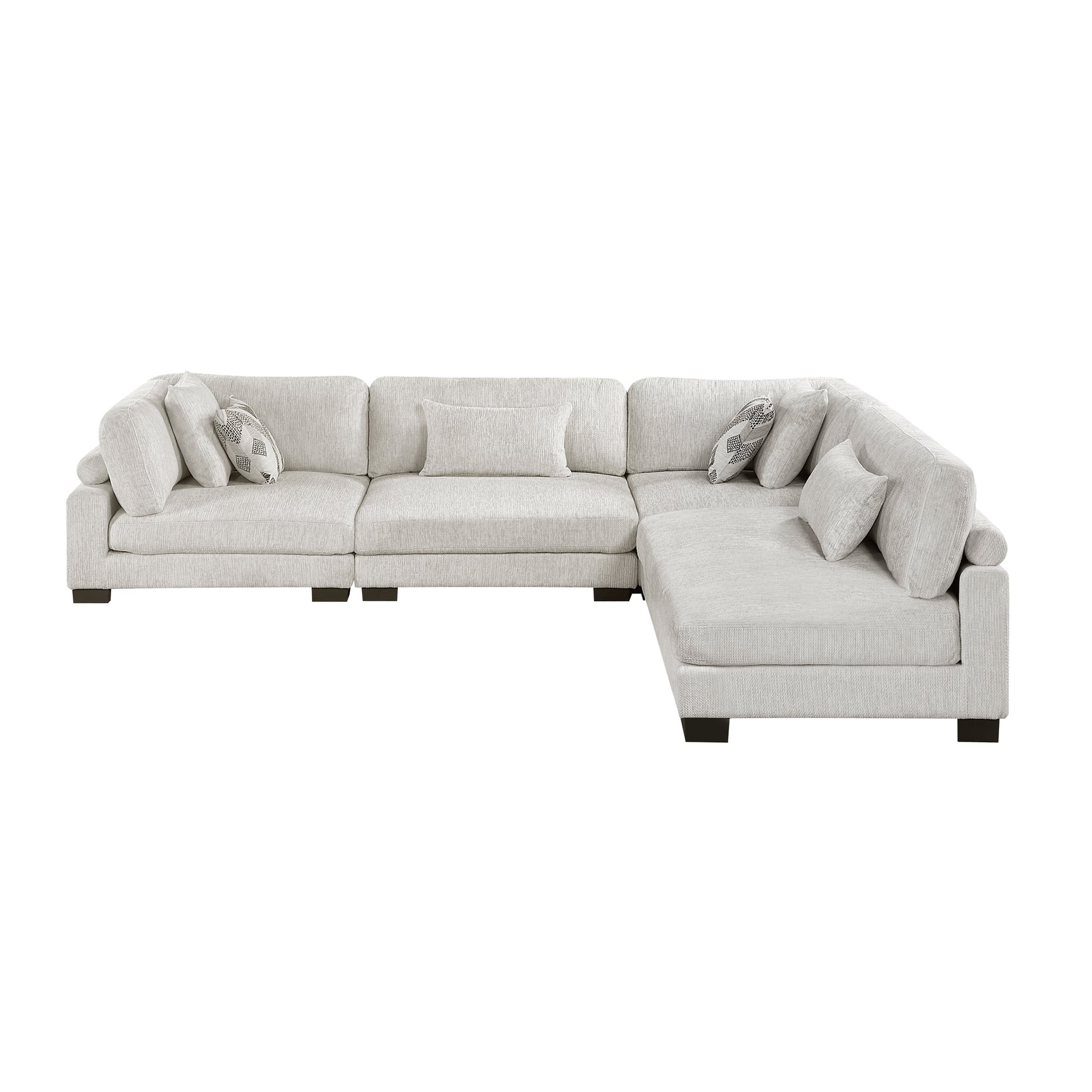 Tinley Beige 4-Piece Modular Sectional - Ornate Home