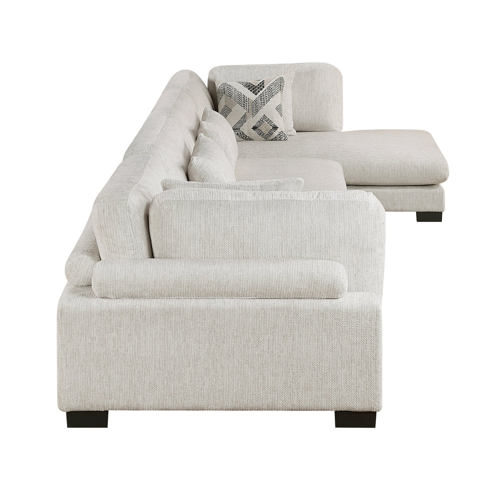 Tinley Beige 4-Piece Modular Sectional with Chaise - Ornate Home