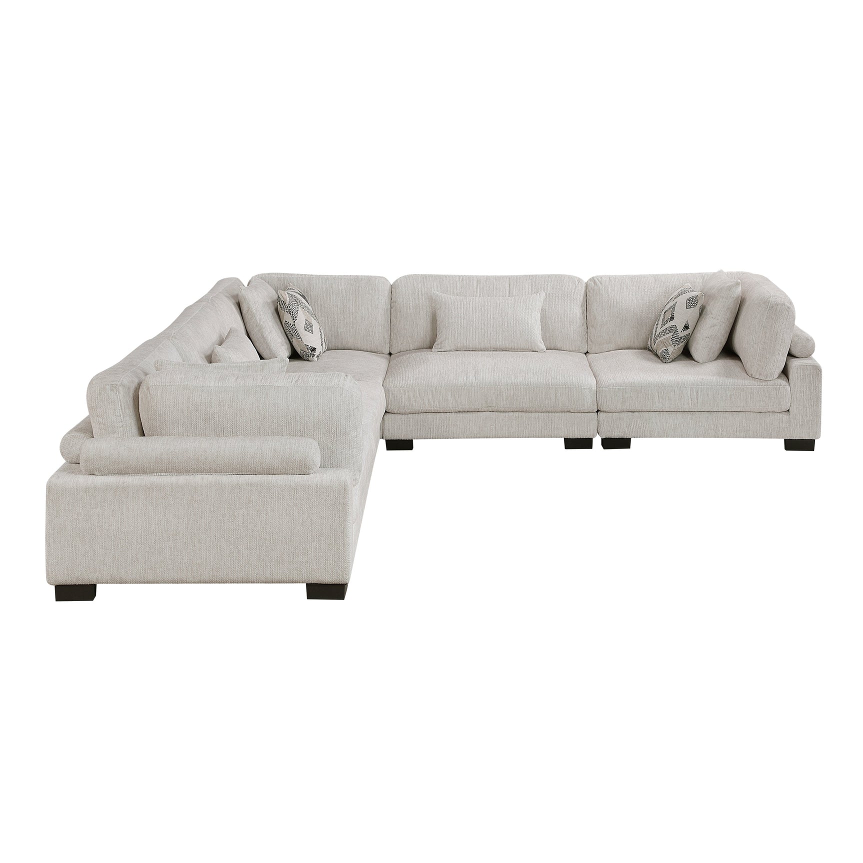 Tinley Beige 5-Piece Modular Sectional - Ornate Home
