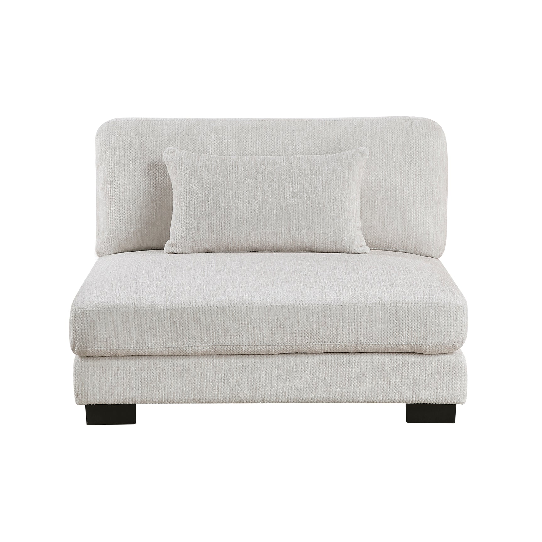 Tinley Beige Modular Armless Chair - Ornate Home