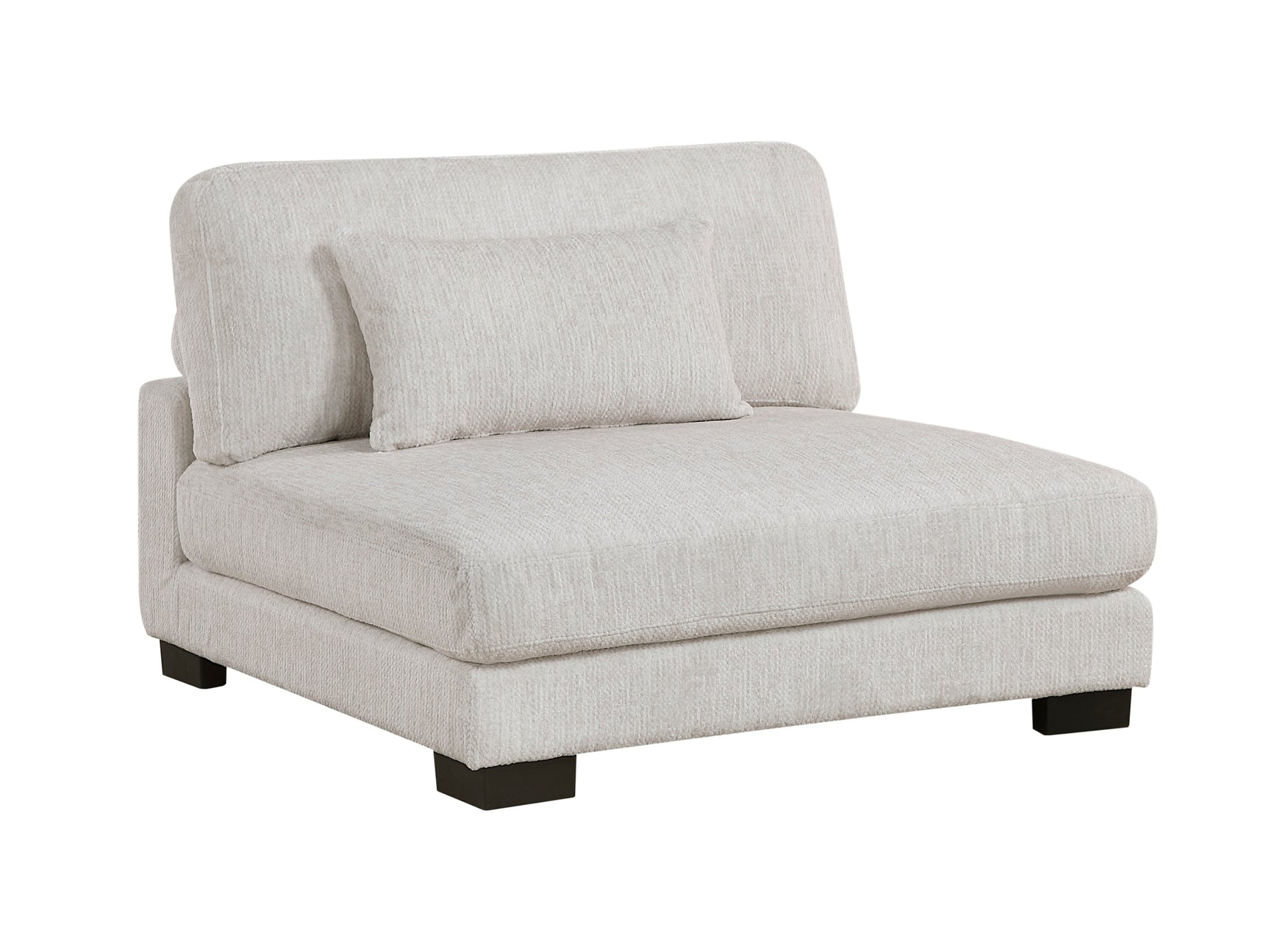 Tinley Beige Modular Armless Chair - Ornate Home