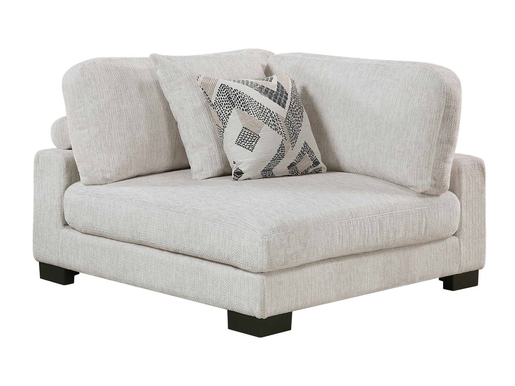 Tinley Beige Modular Loveseat Sectional - Ornate Home