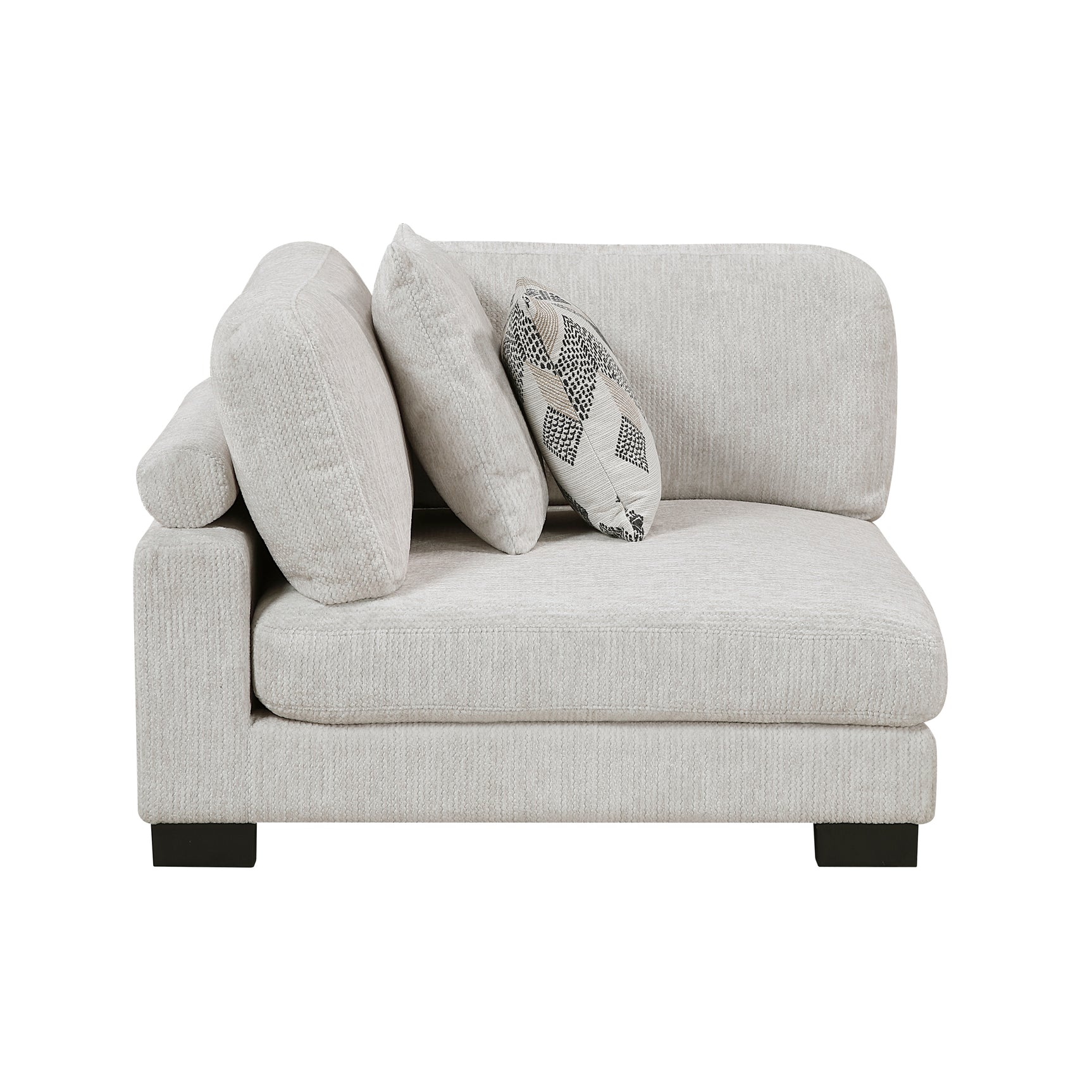 Tinley Beige Modular Loveseat Sectional - Ornate Home