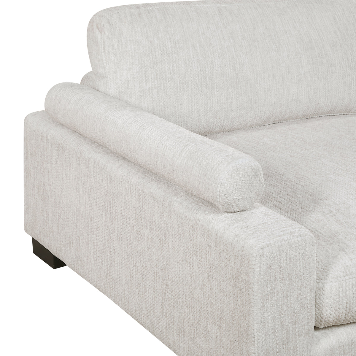 Tinley Beige Modular Loveseat Sectional - Ornate Home