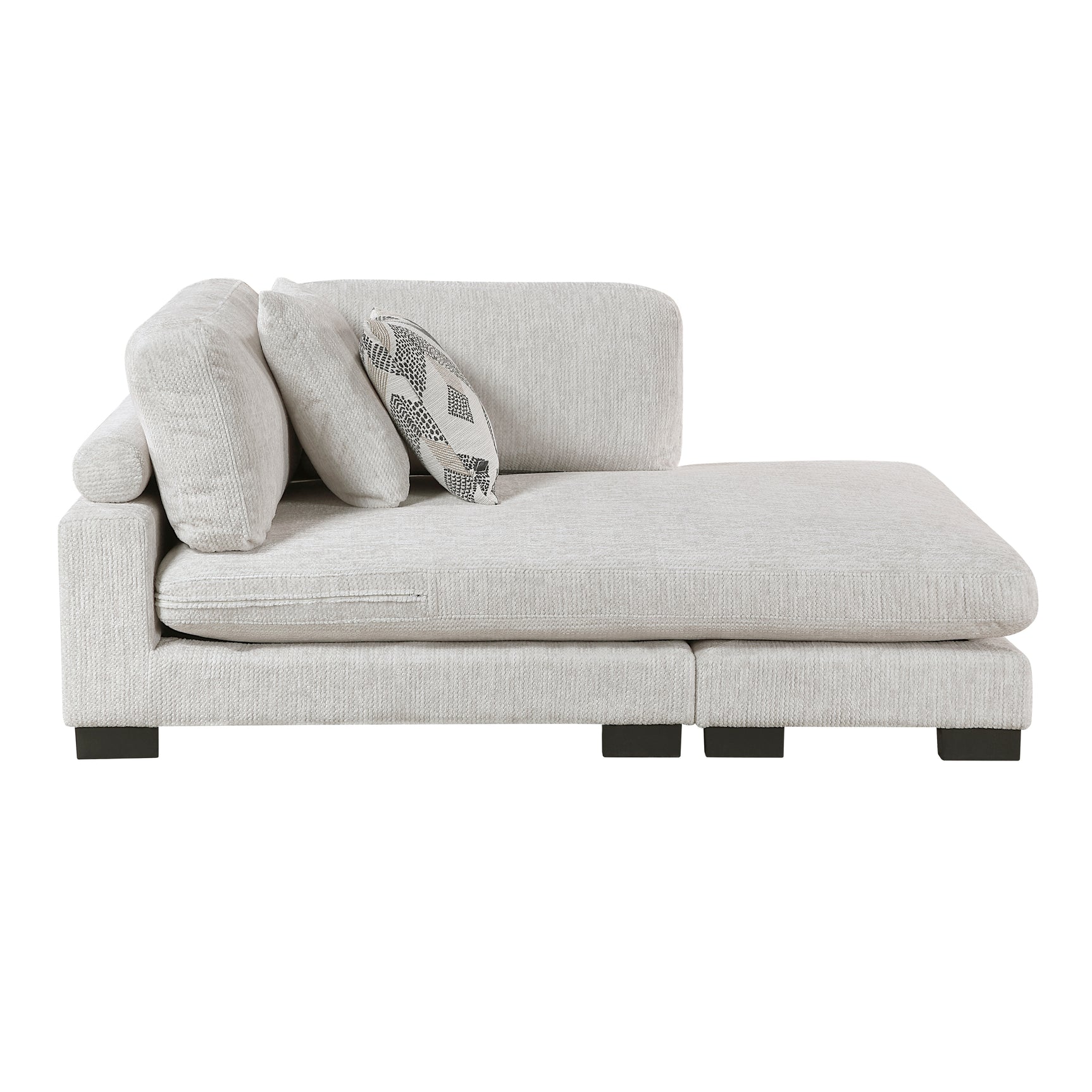 Tinley Beige Modular Double Chaise Sectional - Ornate Home