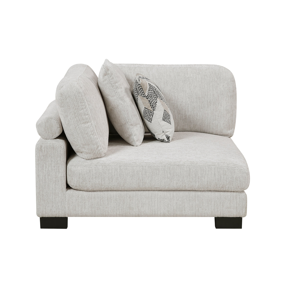Tinley Beige Modular Loveseat Sectional - Ornate Home