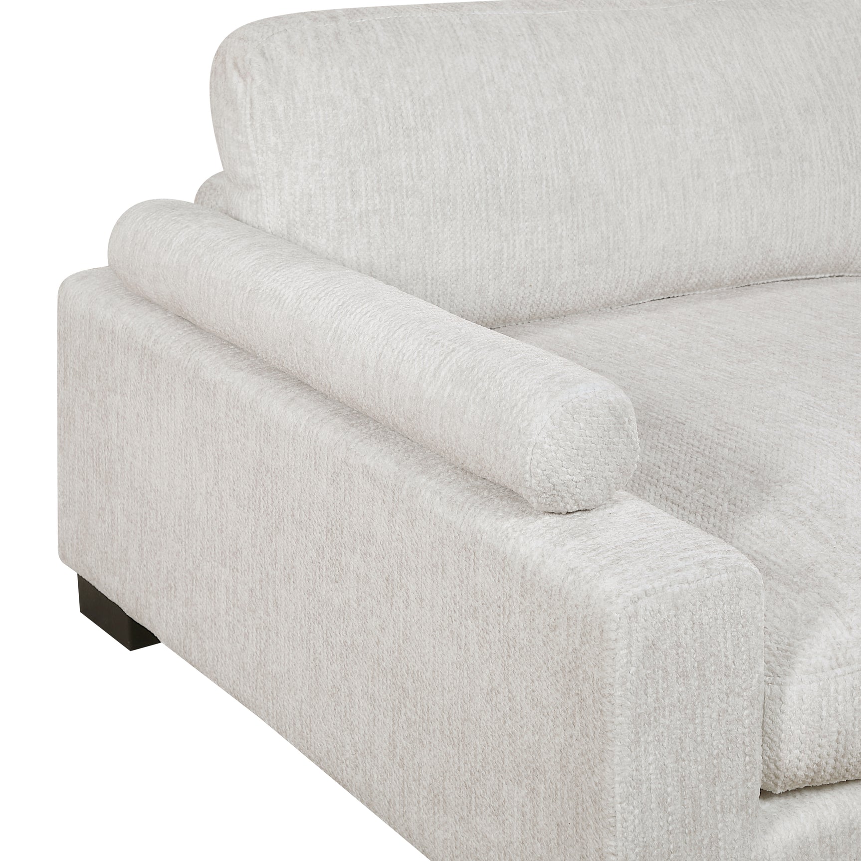 Tinley Beige Modular Loveseat Sectional - Ornate Home