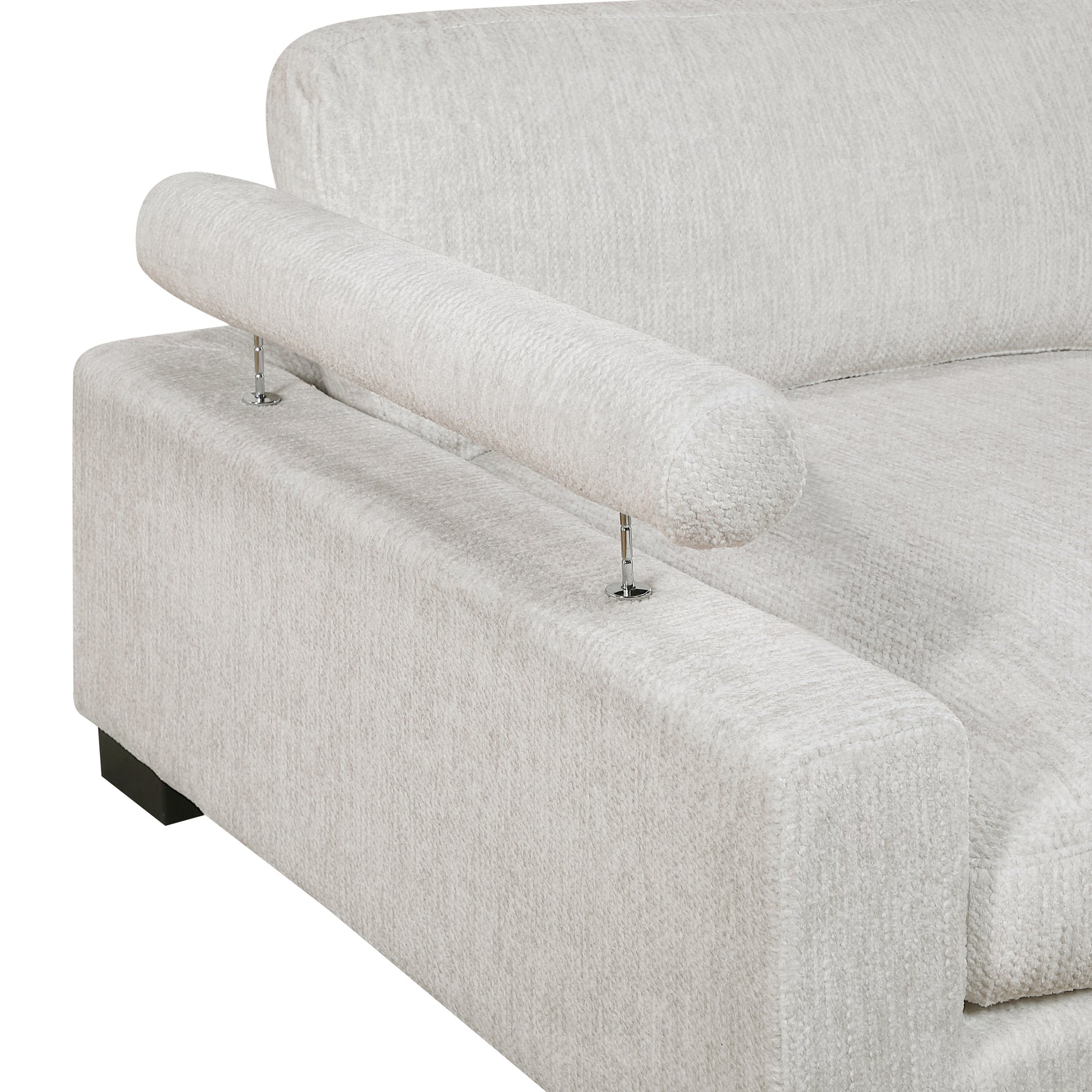 Tinley Beige Modular Loveseat Sectional - Ornate Home
