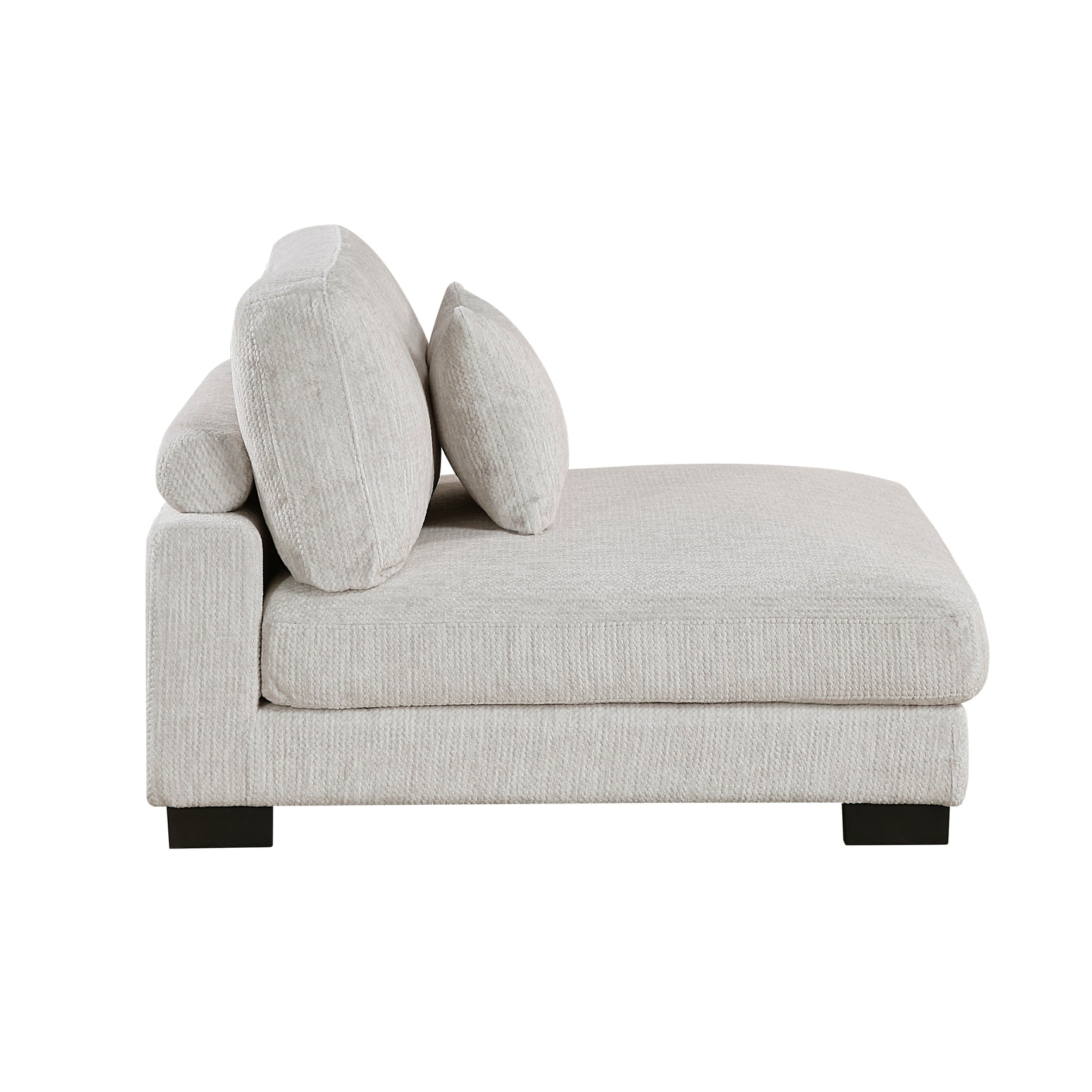 Tinley Beige Modular Armless Chair - Ornate Home