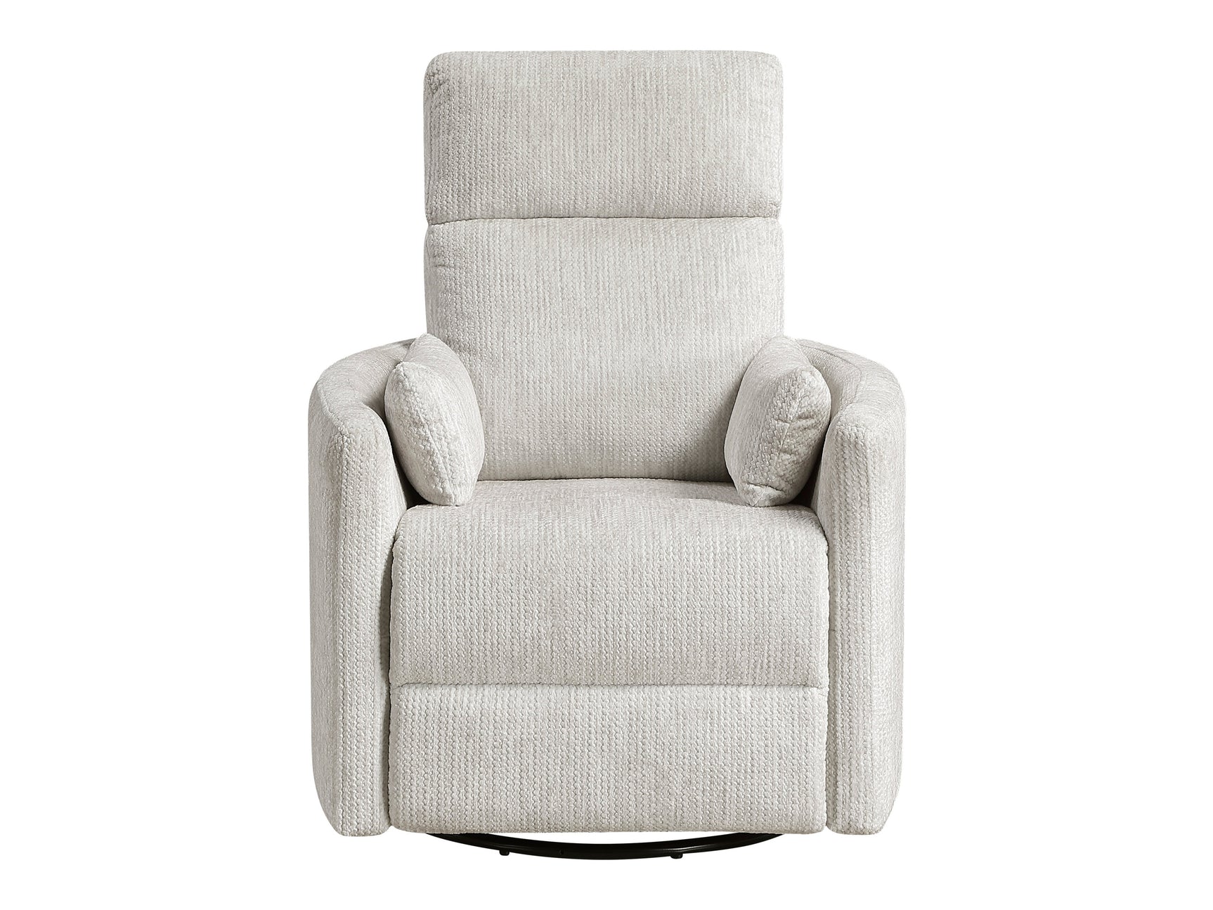 Tinley Beige Swivel Glider Reclining Chair - Ornate Home