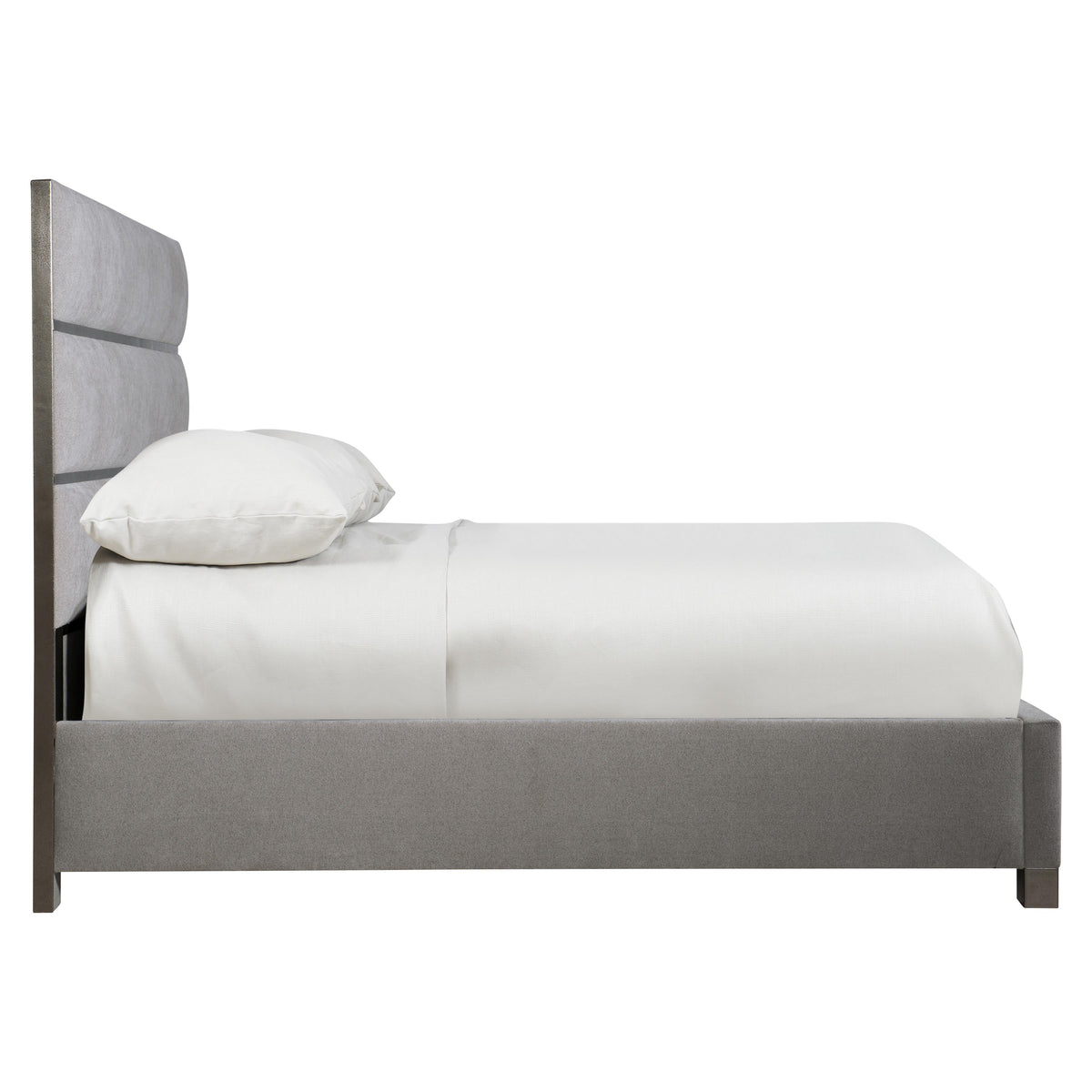 Tinsley Graphite King Panel Bed - Ornate Home