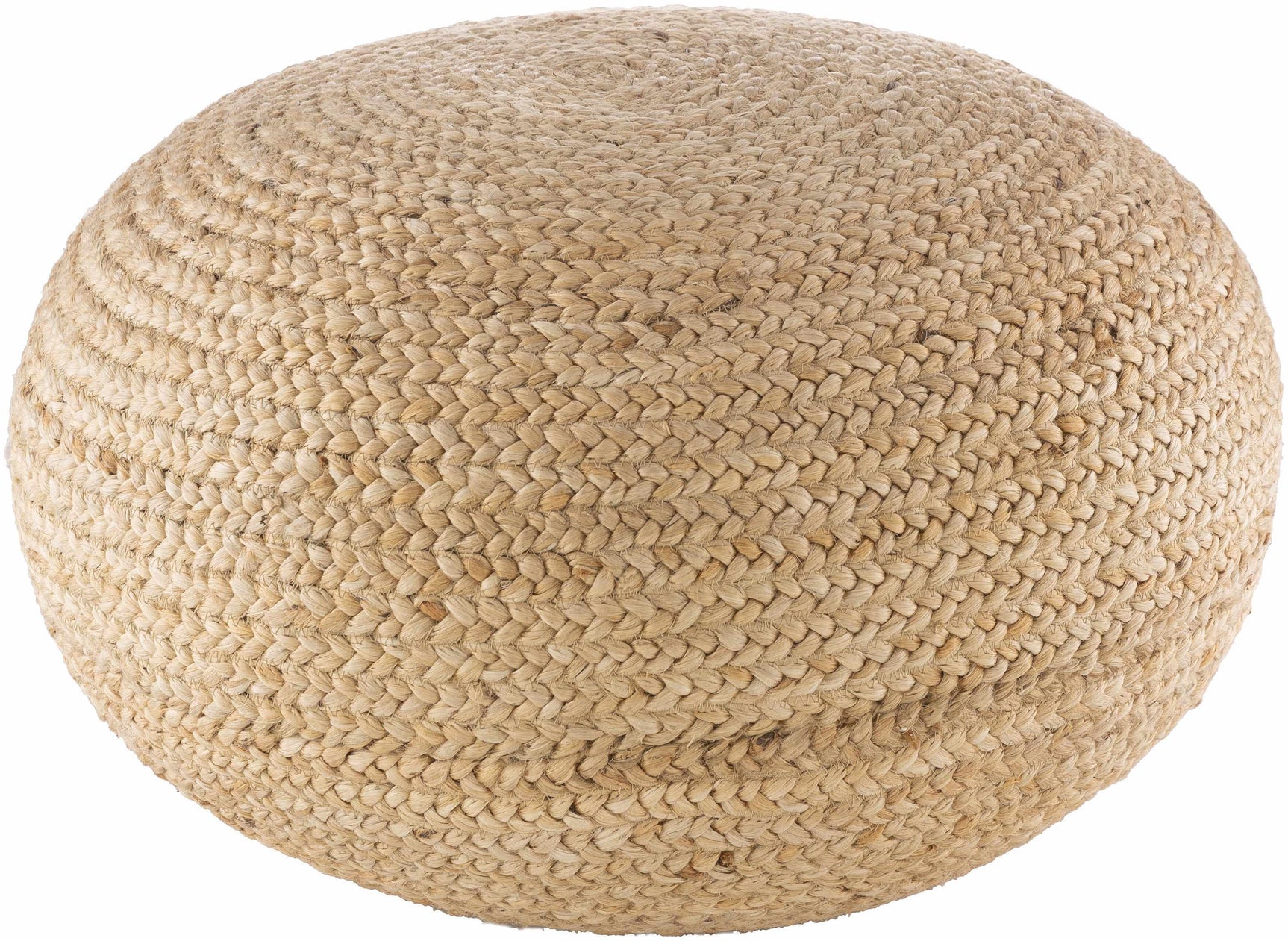 Tintern Jute Knitted Pouf - Ornate Home