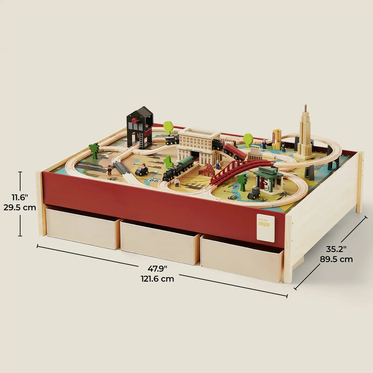 Tiny Land® 1920 Railway Adventure Train Table - Ornate Home