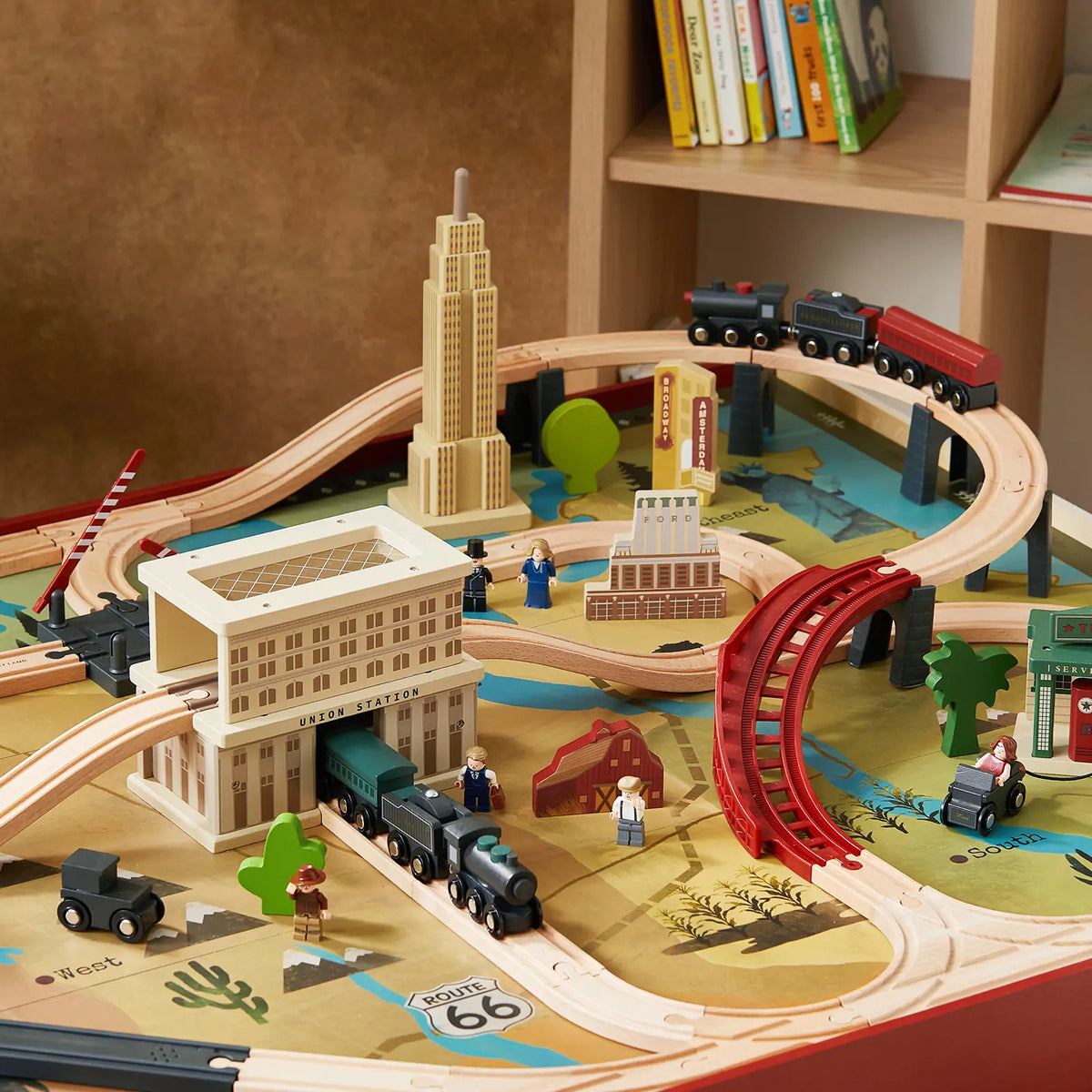 Tiny Land® 1920 Railway Adventure Train Table - Ornate Home