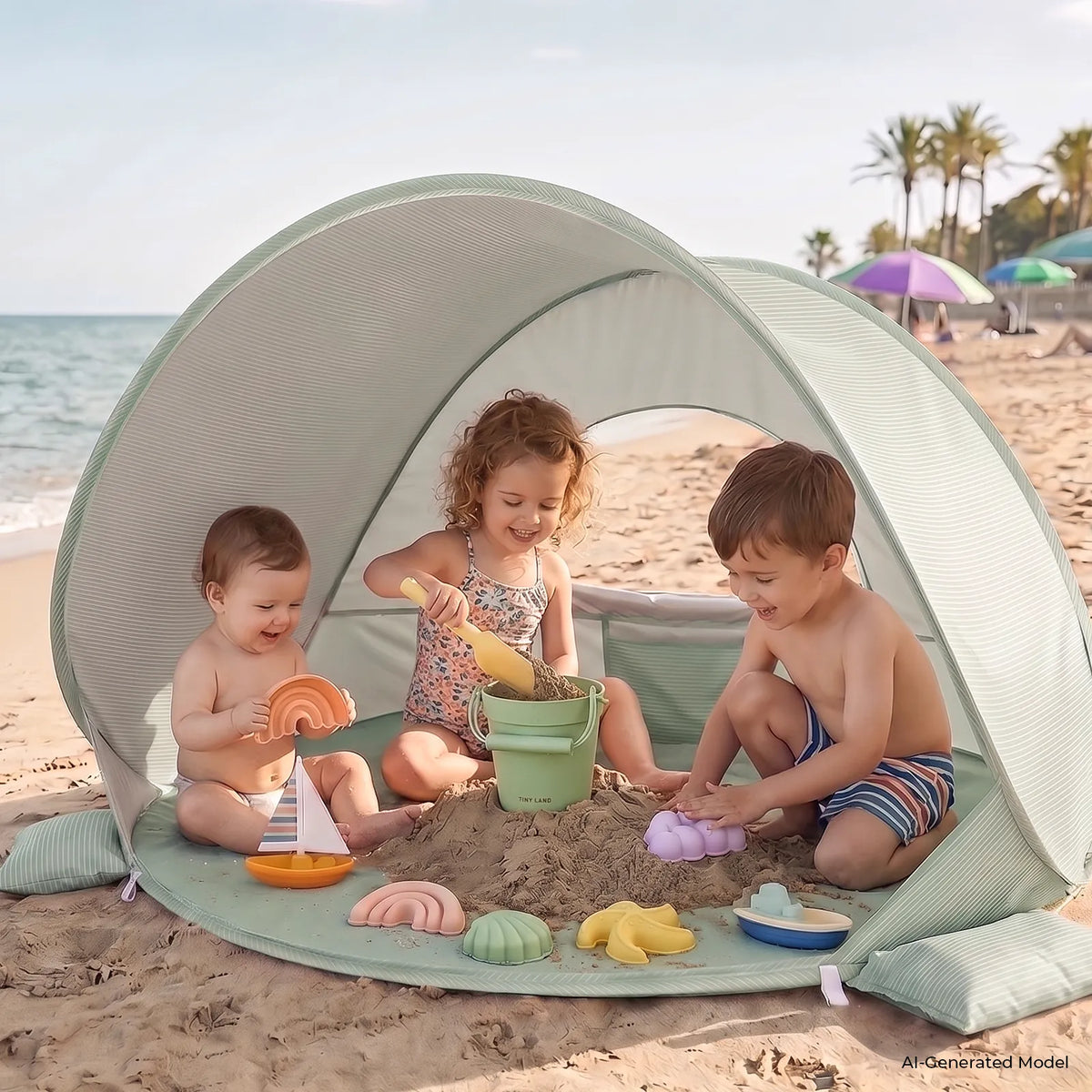 Tiny Land® 3-in-1 Baby Beach Tent - Ornate Home