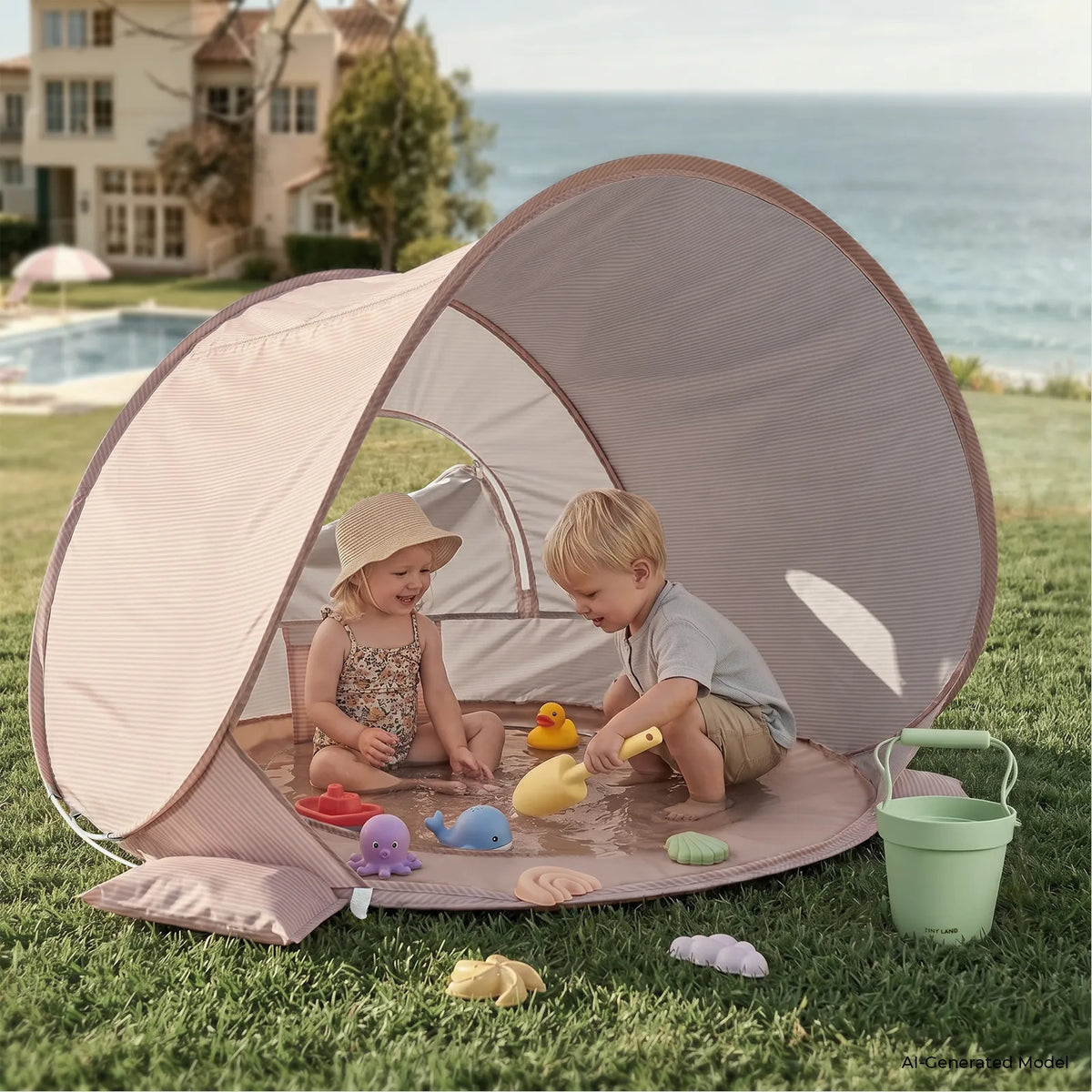 Tiny Land® 3-in-1 Baby Beach Tent - Ornate Home