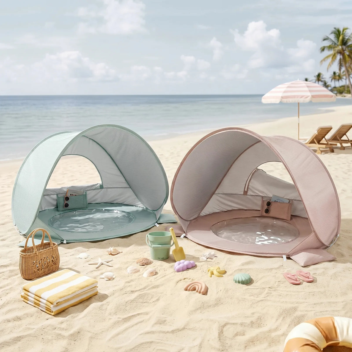 Tiny Land® 3-in-1 Baby Beach Tent - Ornate Home