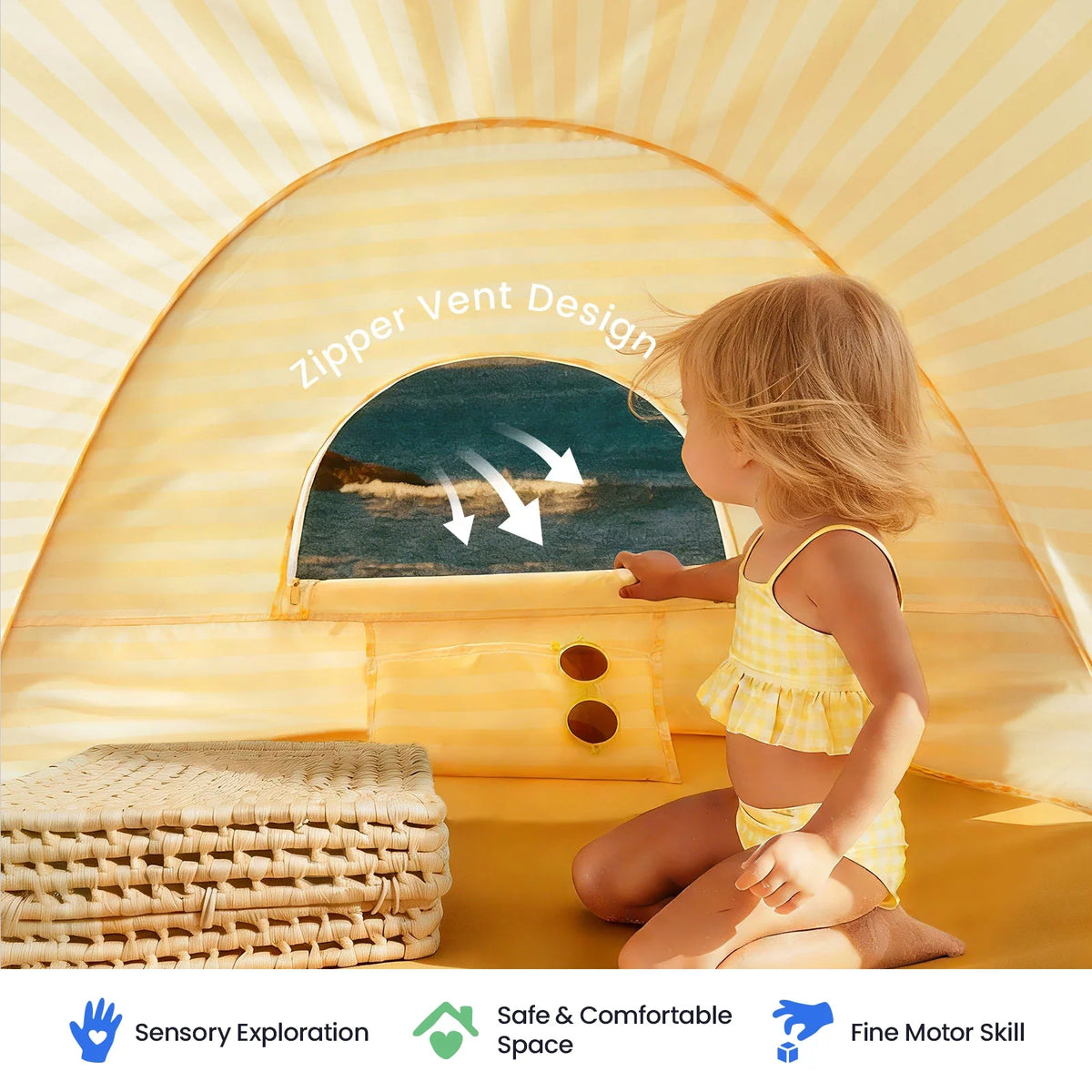 Tiny Land® One-Stop Beach Toy & Tent Set - Ornate Home