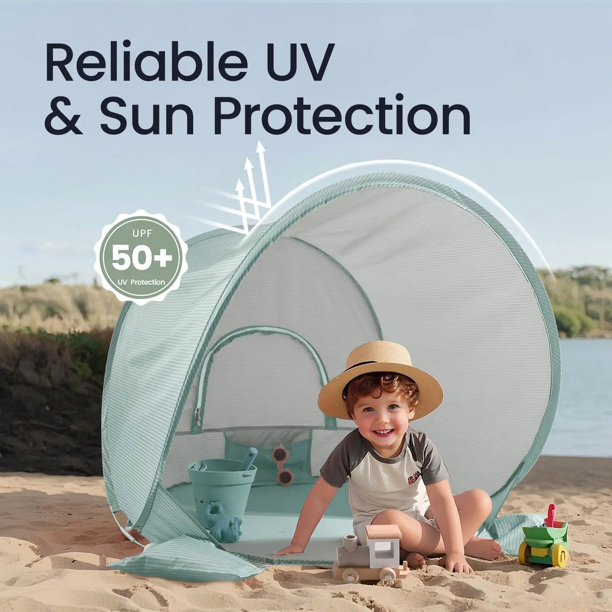 Tiny Land® One-Stop Beach Toy & Tent Set - Ornate Home