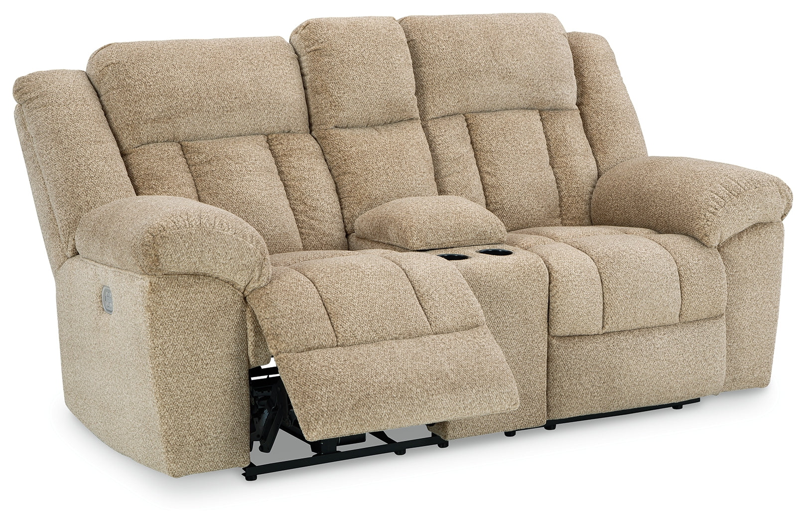 Tip-Off Wheat Power Reclining Loveseat - Ornate Home