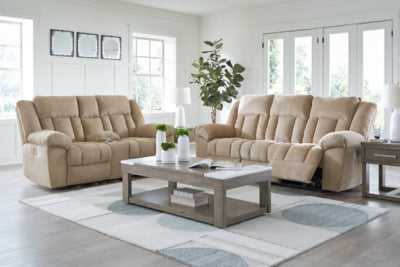 Tip-Off Wheat Power Reclining Sofa and Loveseat (Online Special Price) - Ornate Home