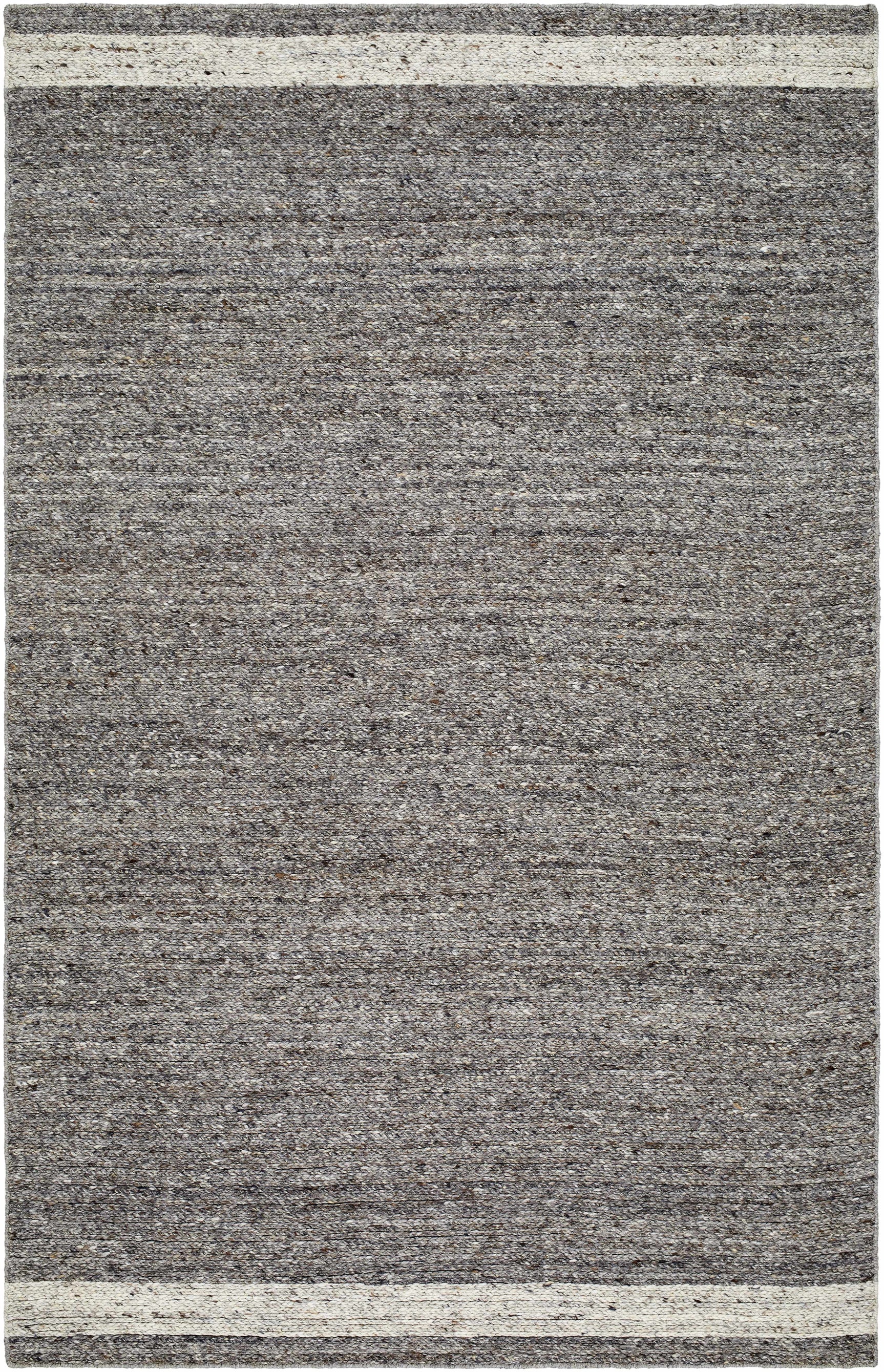 Tiran Gray Wool Area Rug - Ornate Home