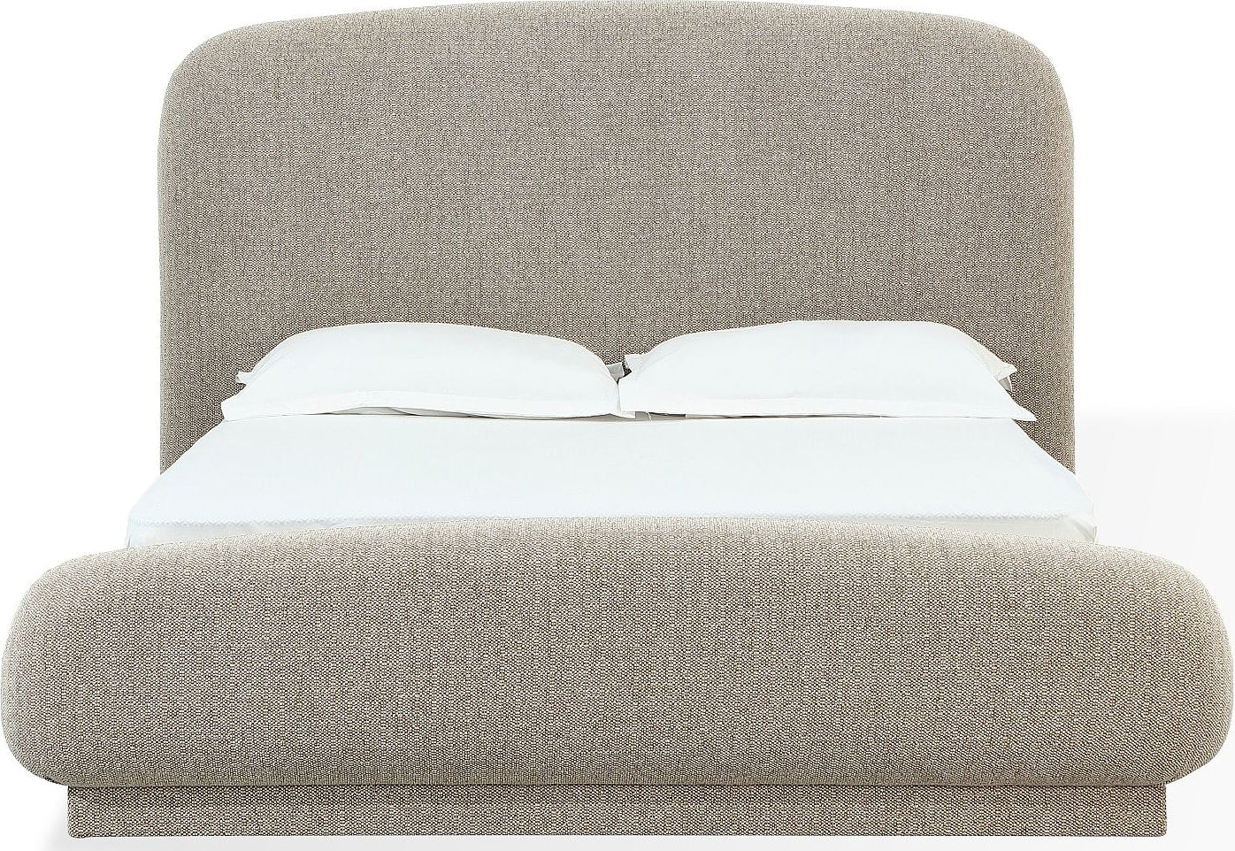 Tirimbina Hyena California King Chenille Upholstered Platform Bed - Ornate Home