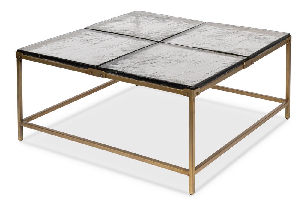 Titus Bronze Coffee Table - Ornate Home
