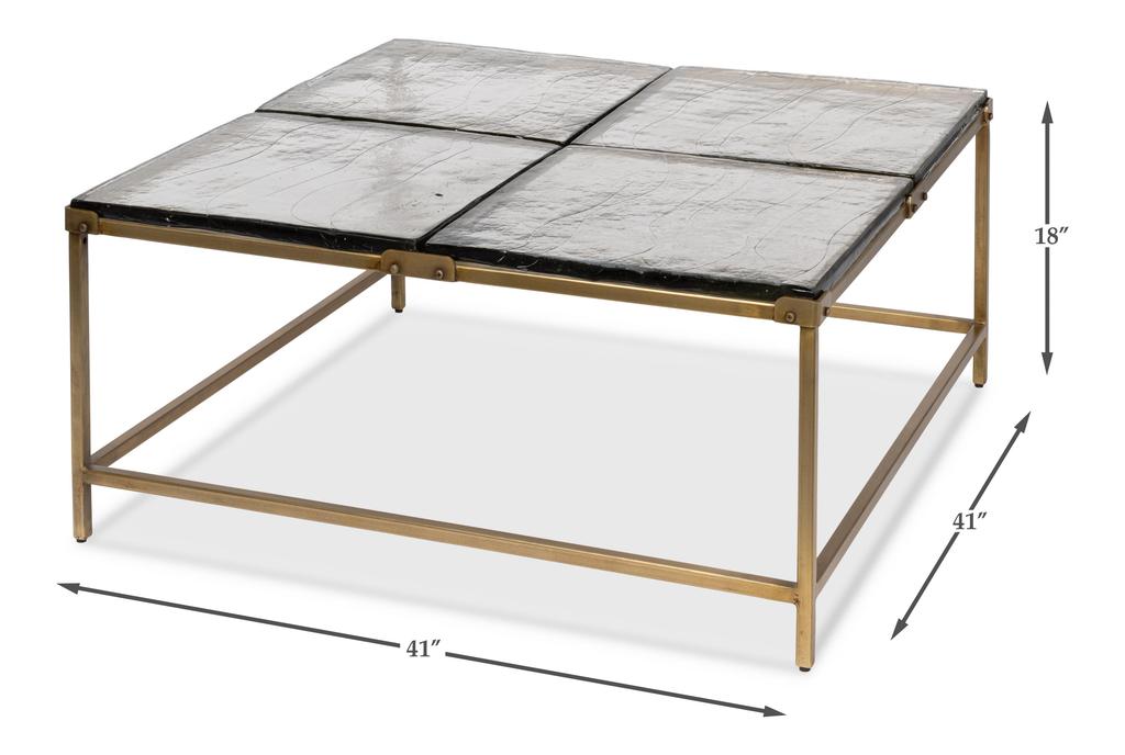 Titus Bronze Coffee Table - Ornate Home