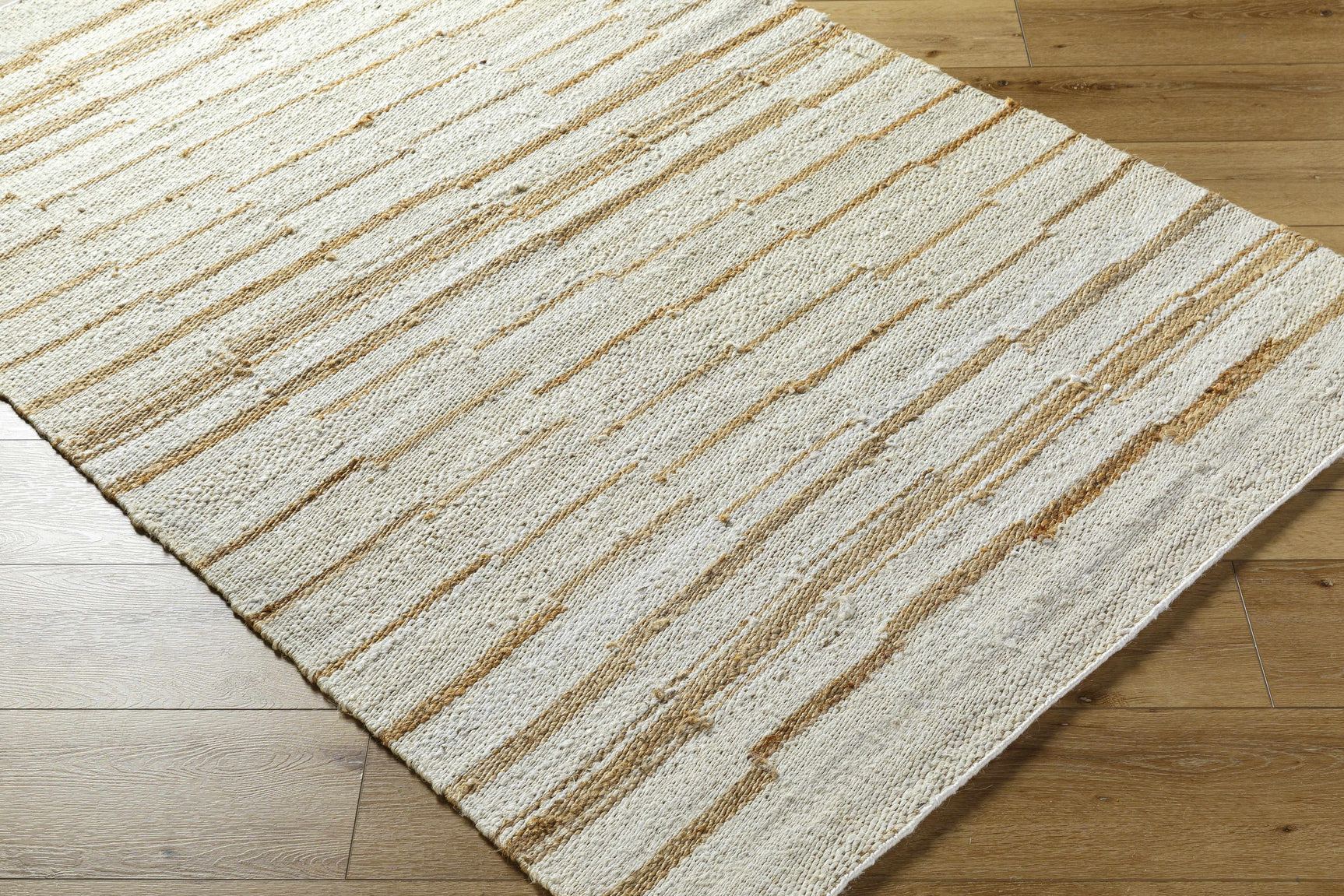Tivon Broken-Striped Jute Rug - Ornate Home