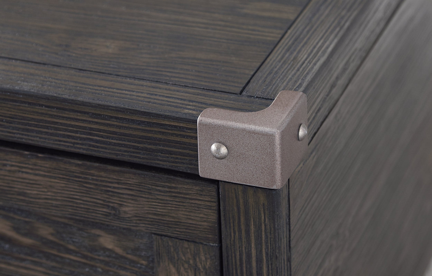 Todoe Dark Gray Coffee Table and 2 End Tables - Ornate Home