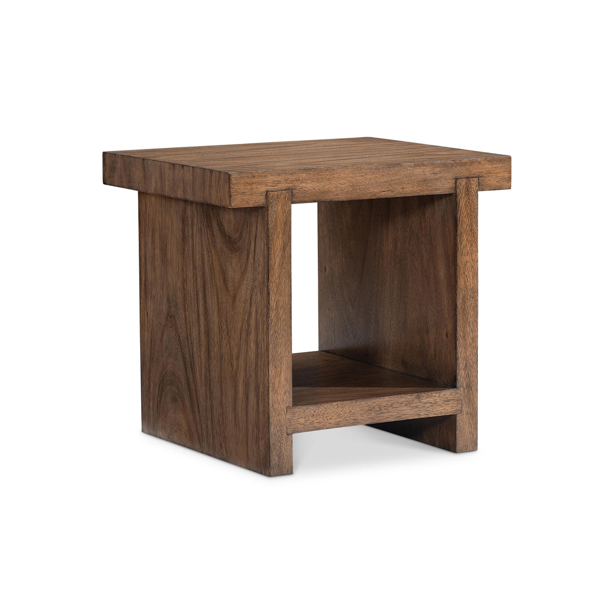Tomas Brown/Wood Side Table - Ornate Home