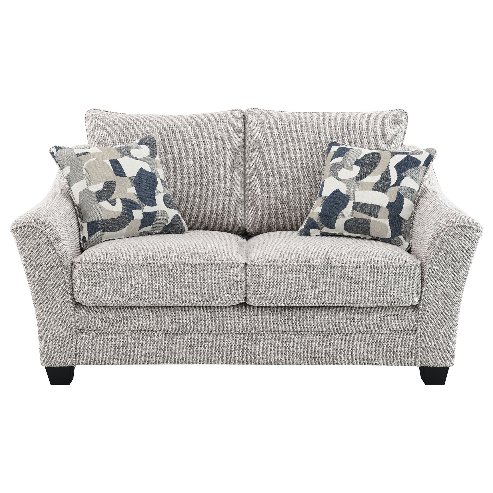 Tomkins Light Grey Loveseat - Ornate Home