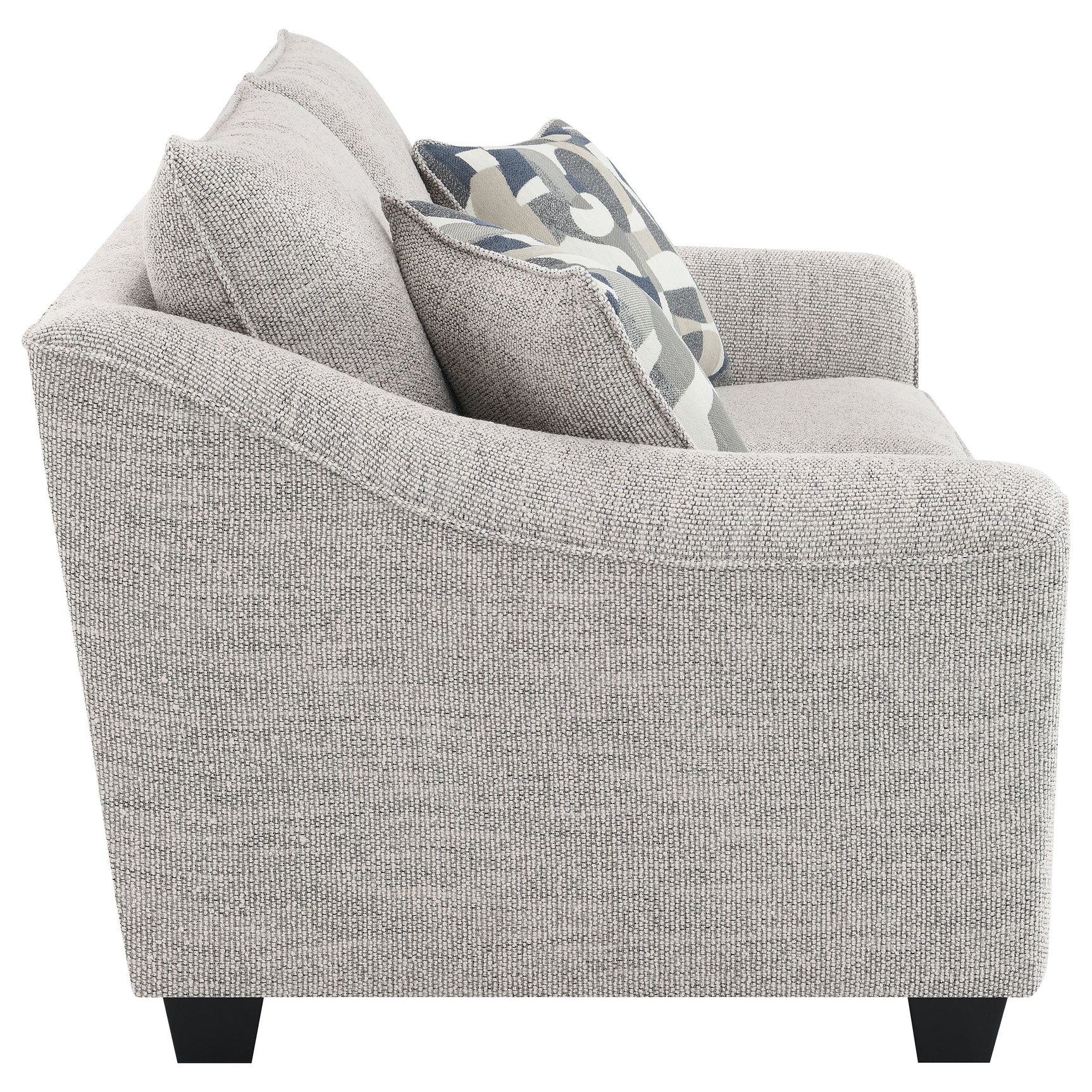 Tomkins Light Grey Loveseat - Ornate Home