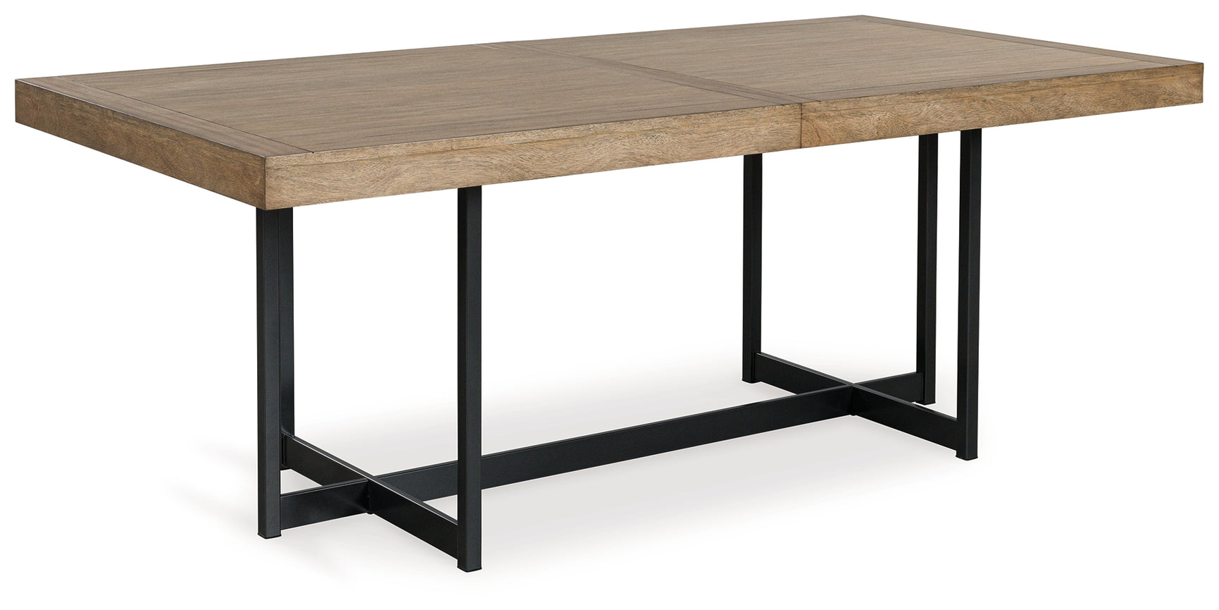 Tomtyn Light Brown Extension Dining Table and 6 Chairs (Online Special Price) - Ornate Home