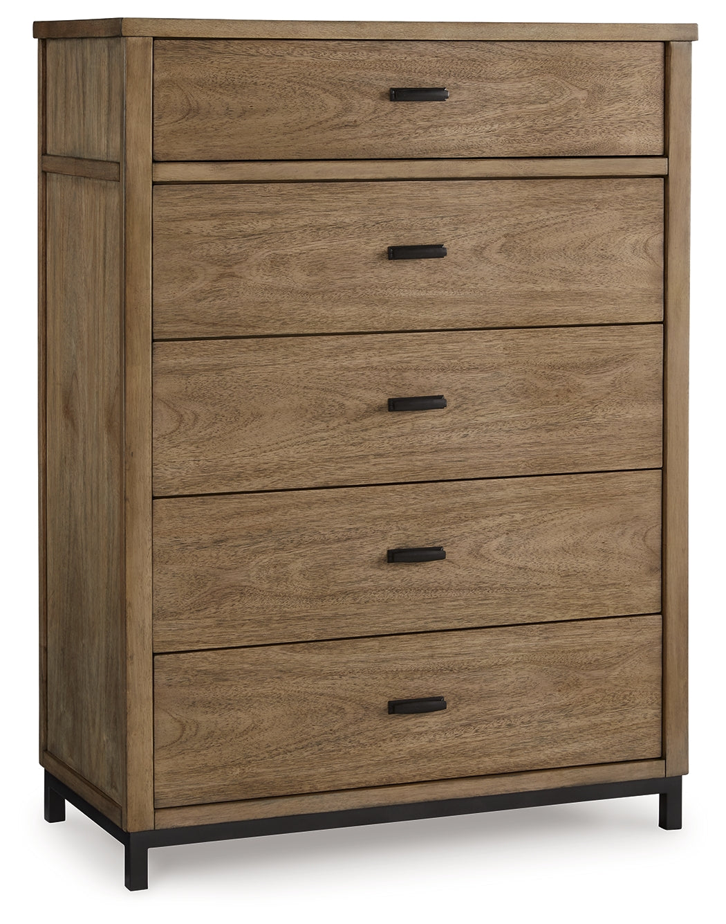 Tomtyn Light Brown Five Drawer Chest (Online Special Price) - Ornate Home