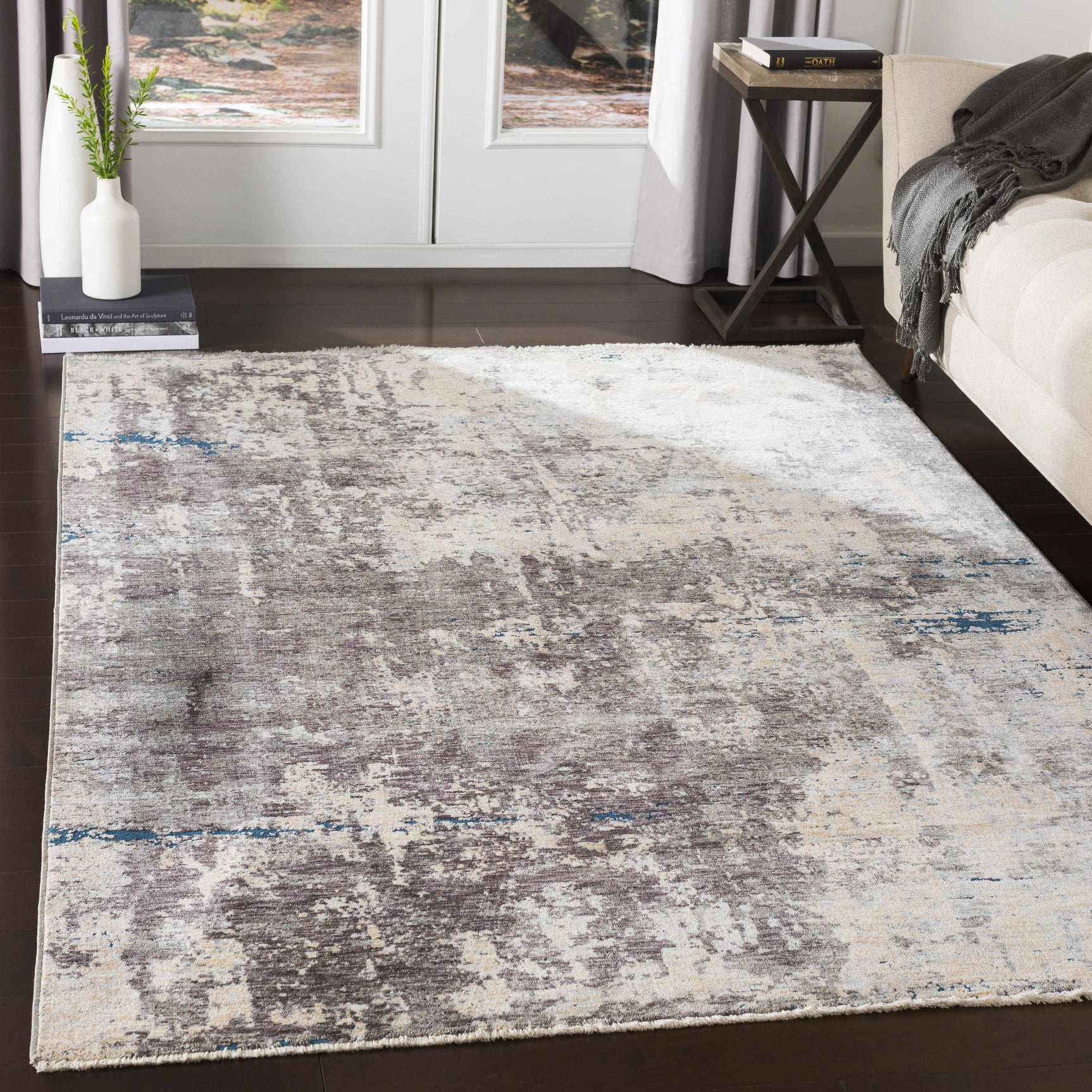 Tonalea Carved Statement Area Rug - Clearance - Ornate Home