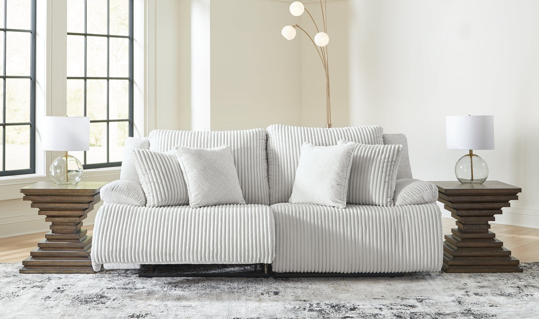 Top Tier Alloy 2-Piece Sectional Loveseat (Online Special Price) - Ornate Home