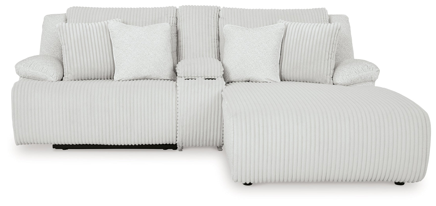 Top Tier Alloy 3-Piece Reclining Sectional Sofa with RAF Chaise (Online Special Price) - Ornate Home