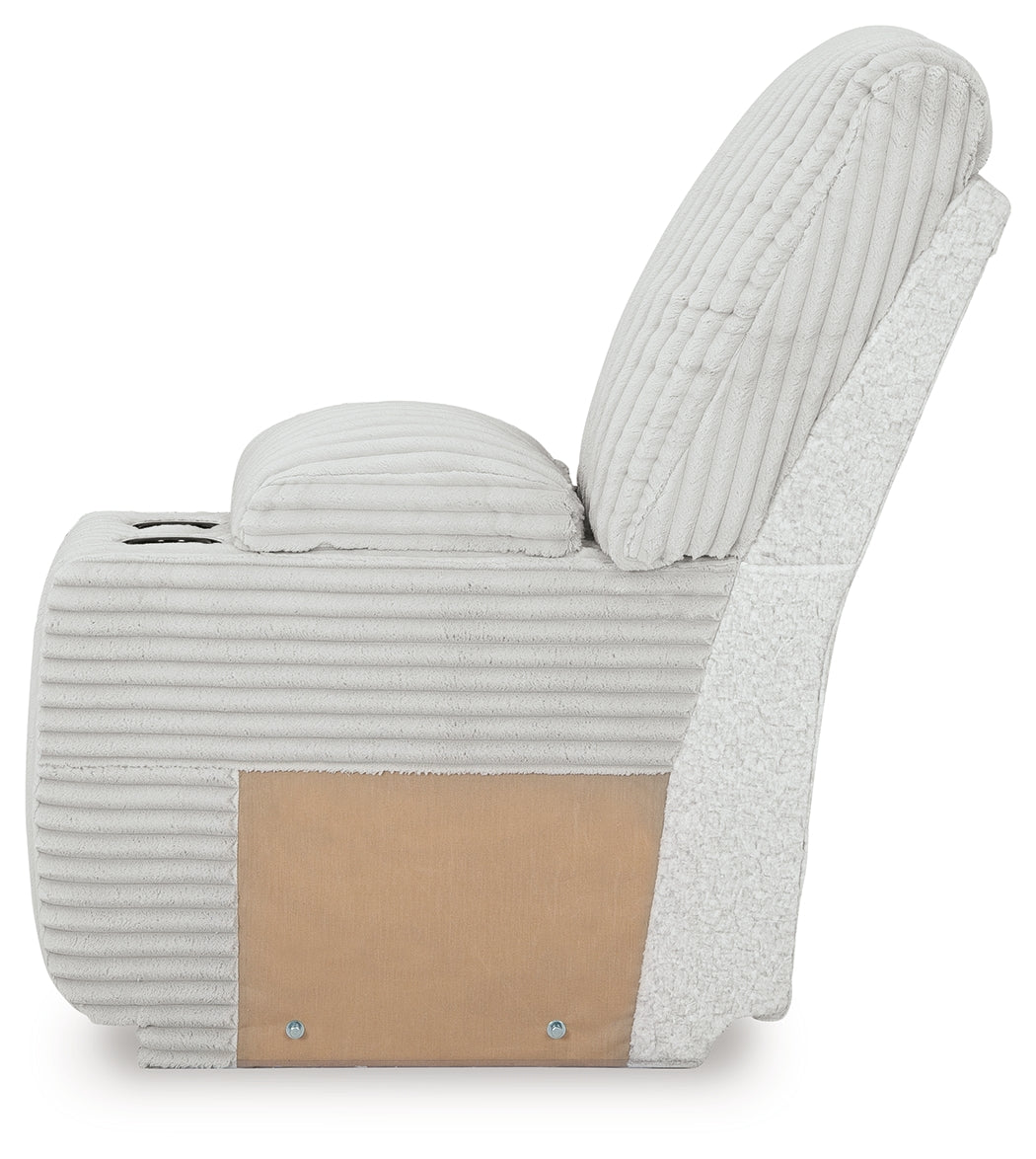 Top Tier Alloy 4-Piece Reclining Sectional with Chaise - Ornate Home