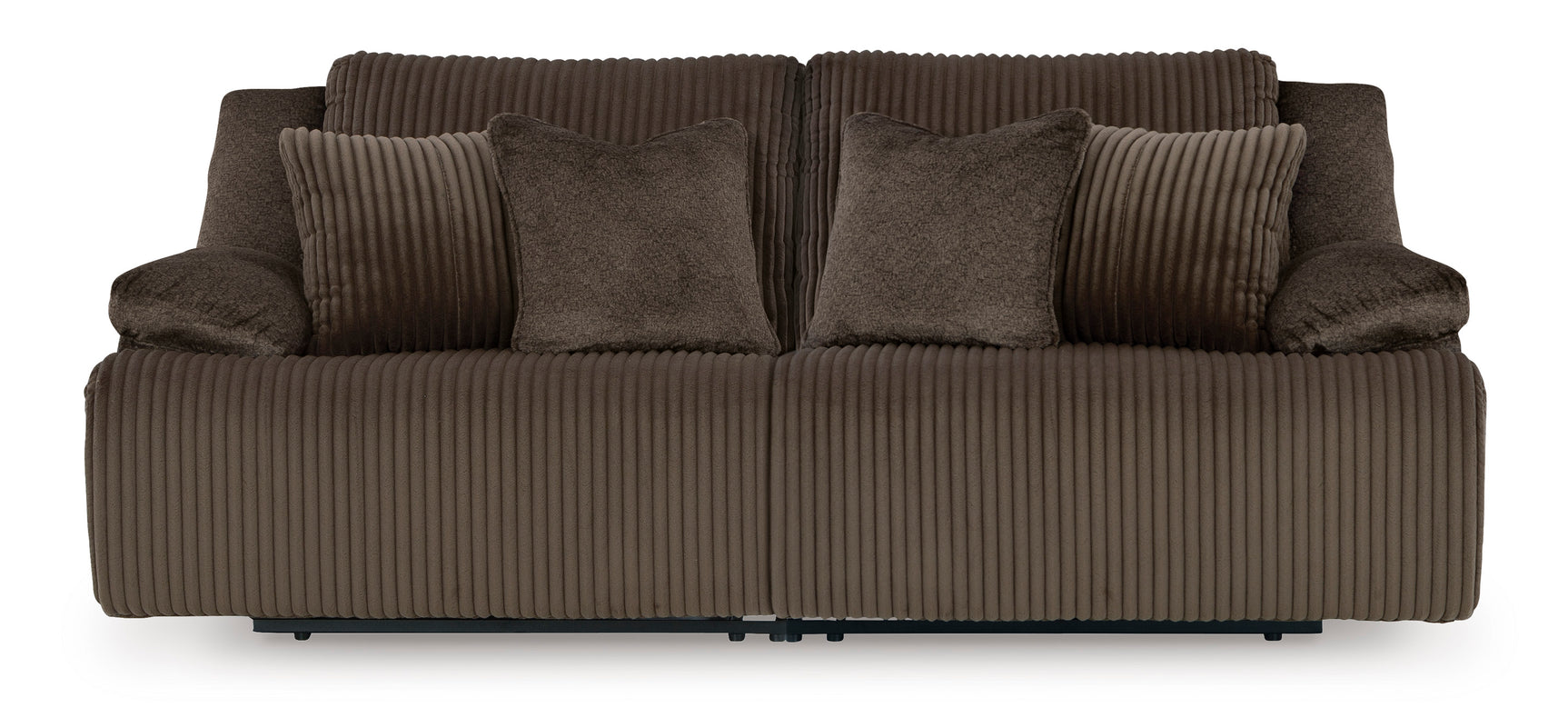 Top Tier Chocolate 3-Piece Reclining Sofa and 2-Piece Reclining Loveseat - Ornate Home