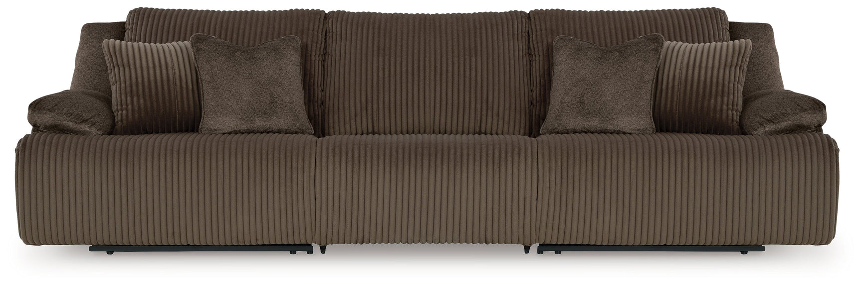 Top Tier Chocolate 3-Piece Sectional Sofa (Online Special Price) - Ornate Home