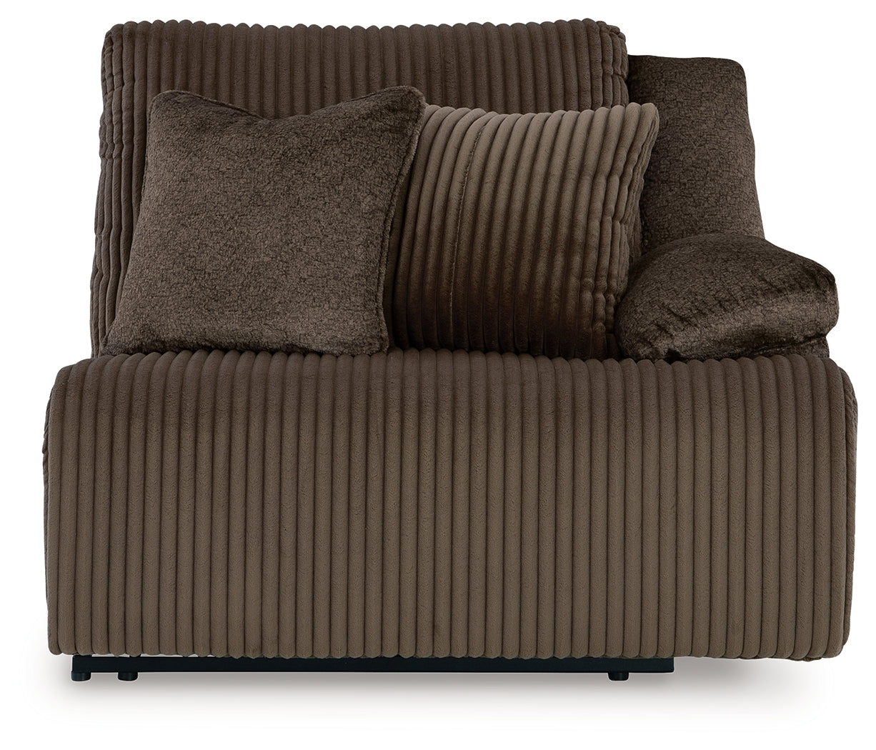 Top Tier Chocolate 3-Piece Sofa Chaise Sectional (Left Shape) - Ornate Home