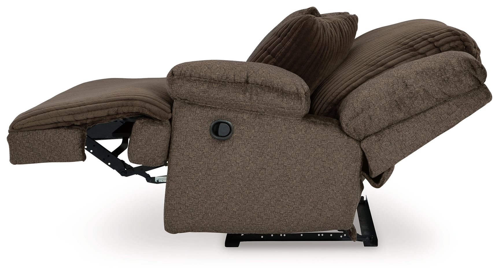Top Tier Chocolate 3-Piece Sofa Chaise Sectional (Left Shape) - Ornate Home