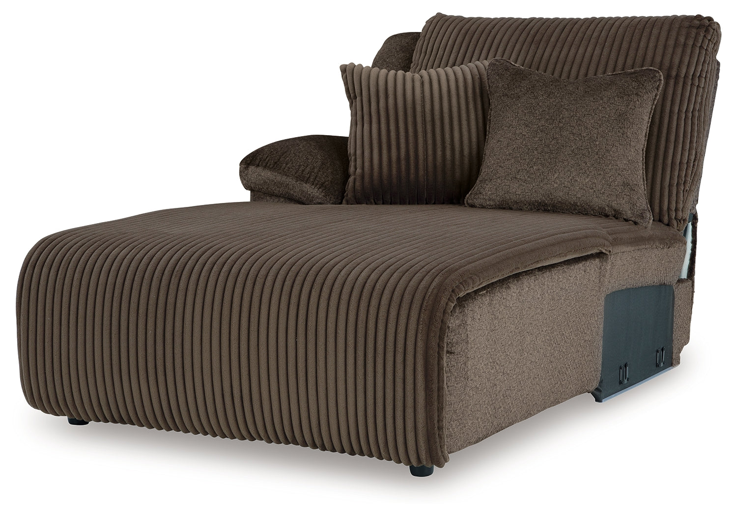Top Tier Chocolate 3-Piece Sofa Chaise Sectional (Online Special Price) (Left Shape) - Ornate Home