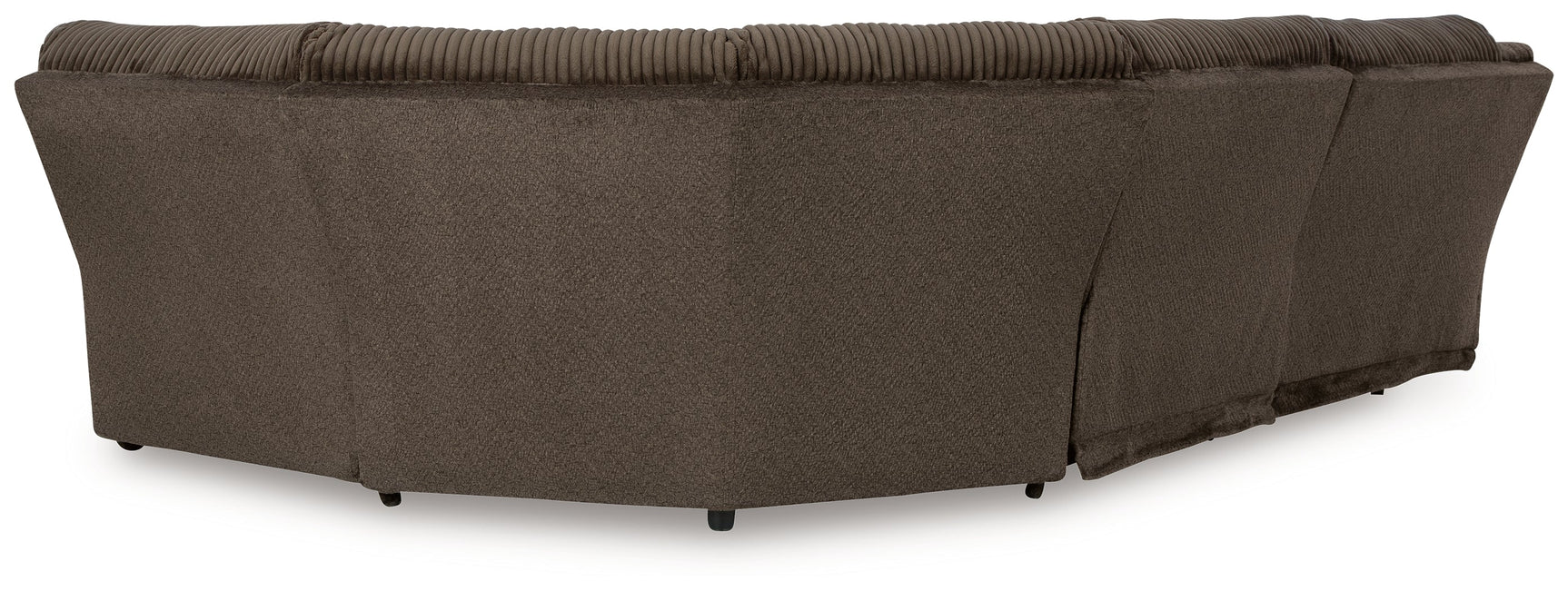 Top Tier Chocolate 5-Piece Reclining Sectional (Online Special Price) - Ornate Home
