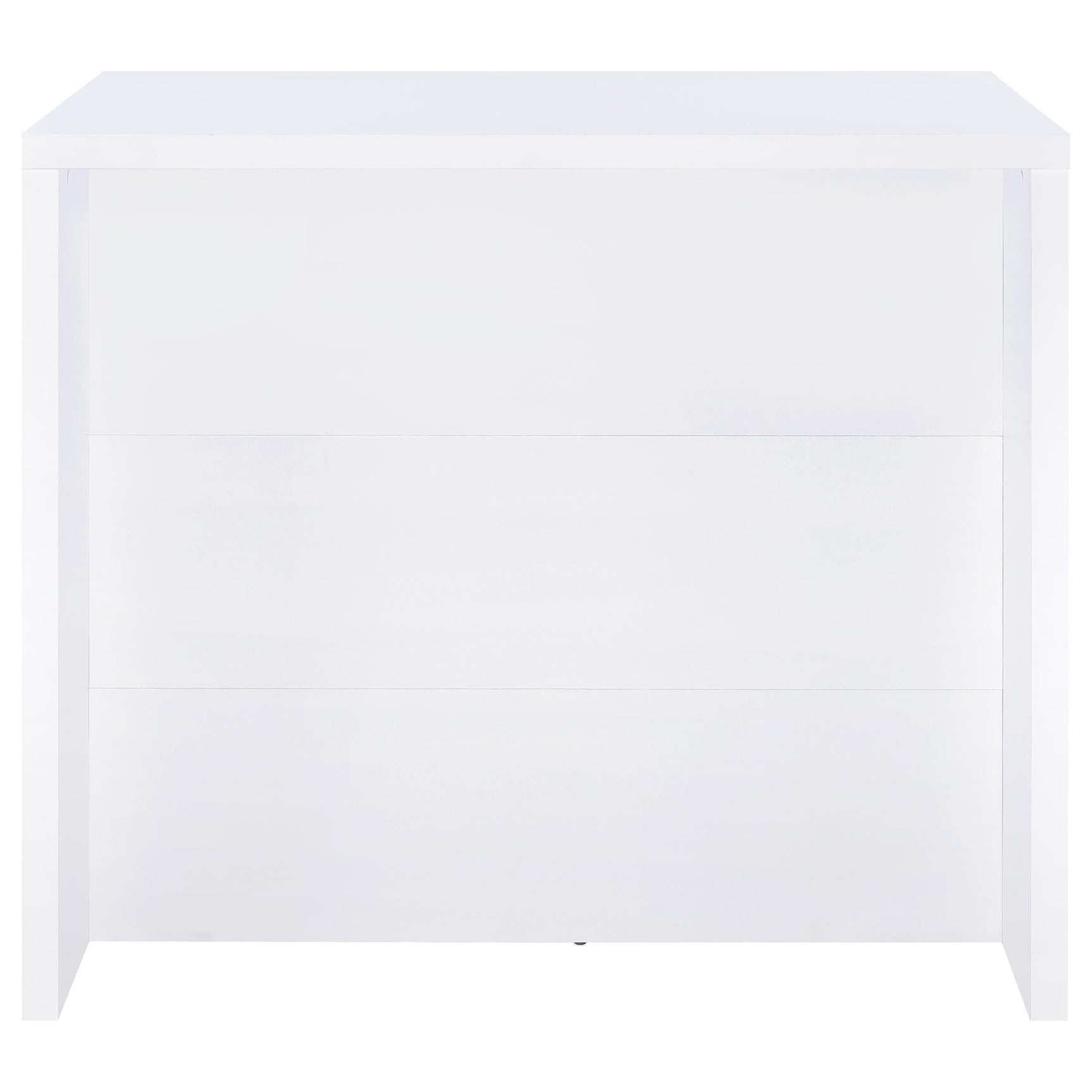 Topanga White Engineered Wood Freestanding Home Bar - Ornate Home