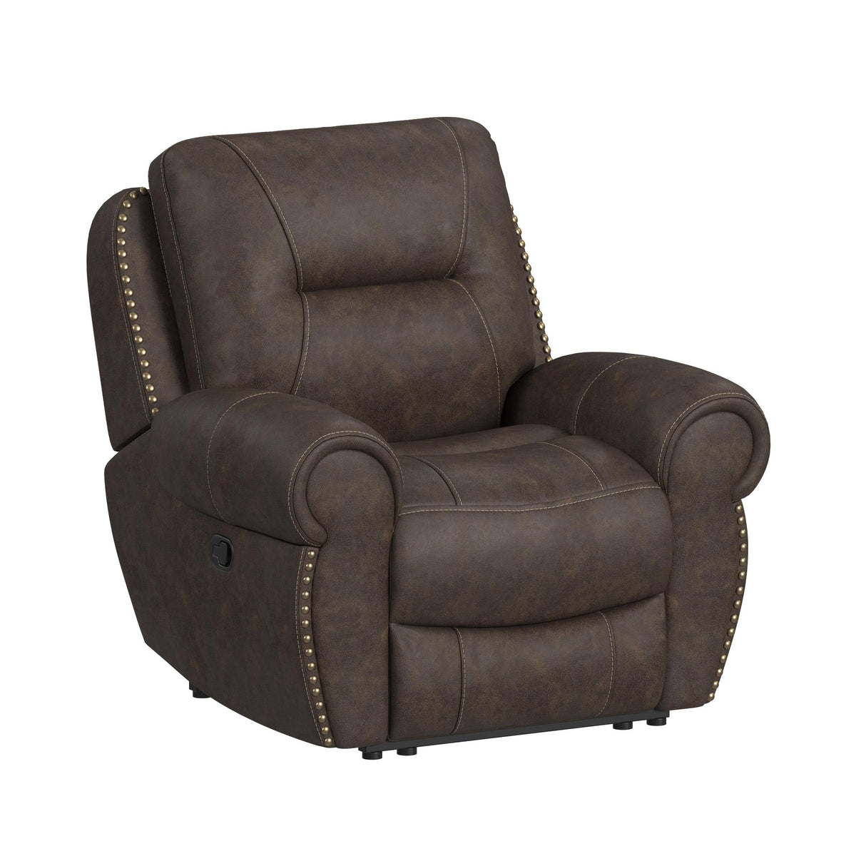 Topeka Rocky Brown 3-Piece Living Room Set - Ornate Home
