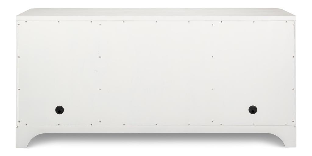 Topsail White Credenza - Ornate Home